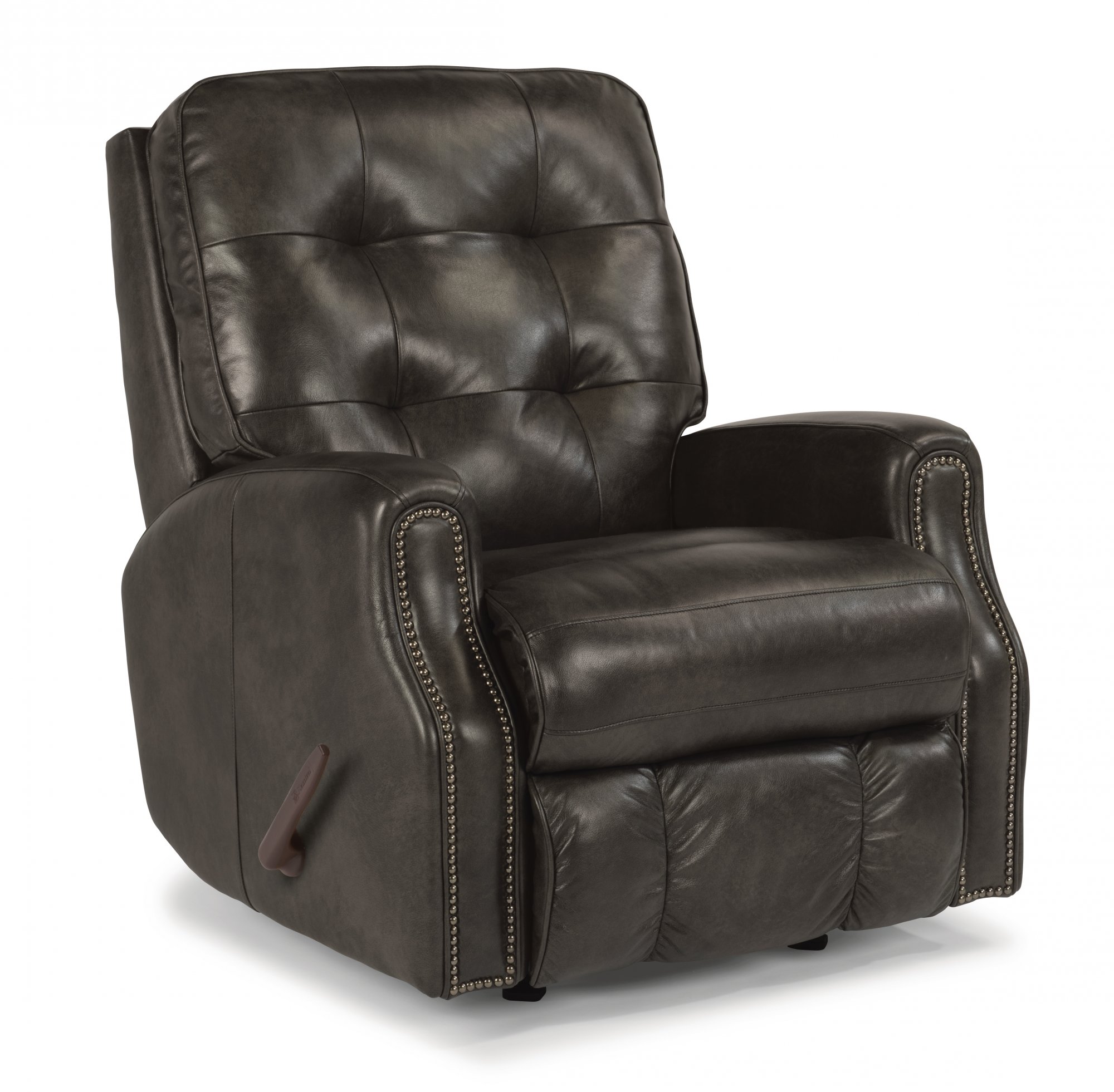 Flexsteel 388153 Devon Leather Swivel Gliding Recliner with