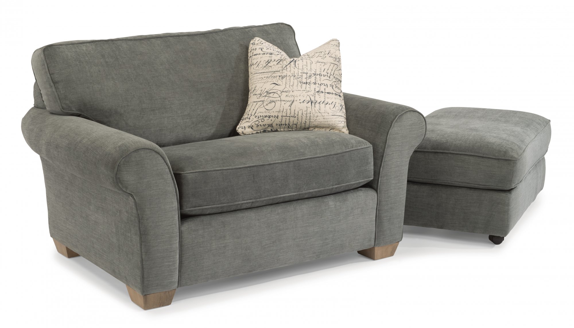 Flexsteel 7305101 Vail Fabric Chair and a Half7305101 R.W. McDonald & Sons