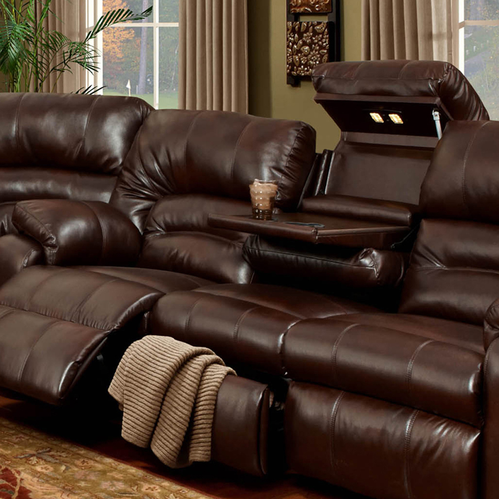 Franklin 59634 Reclining Console Loveseat Park Home