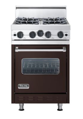 Model: VGIC2454BCH | Viking 24"W/24"D GAS RANGE-4 BURNER-CH