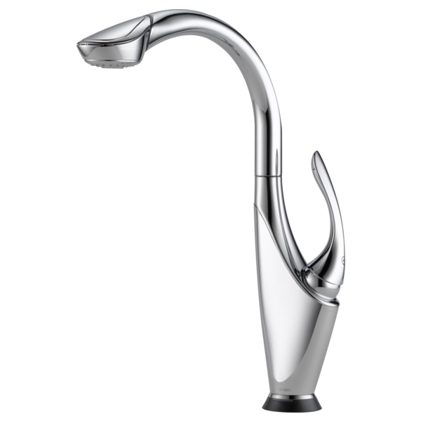 Brizo - 64255LF-PC - Single Handle Hi-Arch Pull-Out Kitchen ...