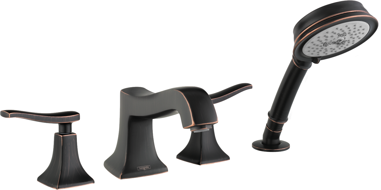 Hansgrohe 31312921 4Hole Roman Tub Set Trim with 1.8 GPM