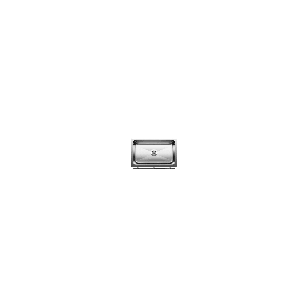 Model: 440294 | Blanco Magnum 30" Undermount Single Basin Stainless Steel Kitchen Sink