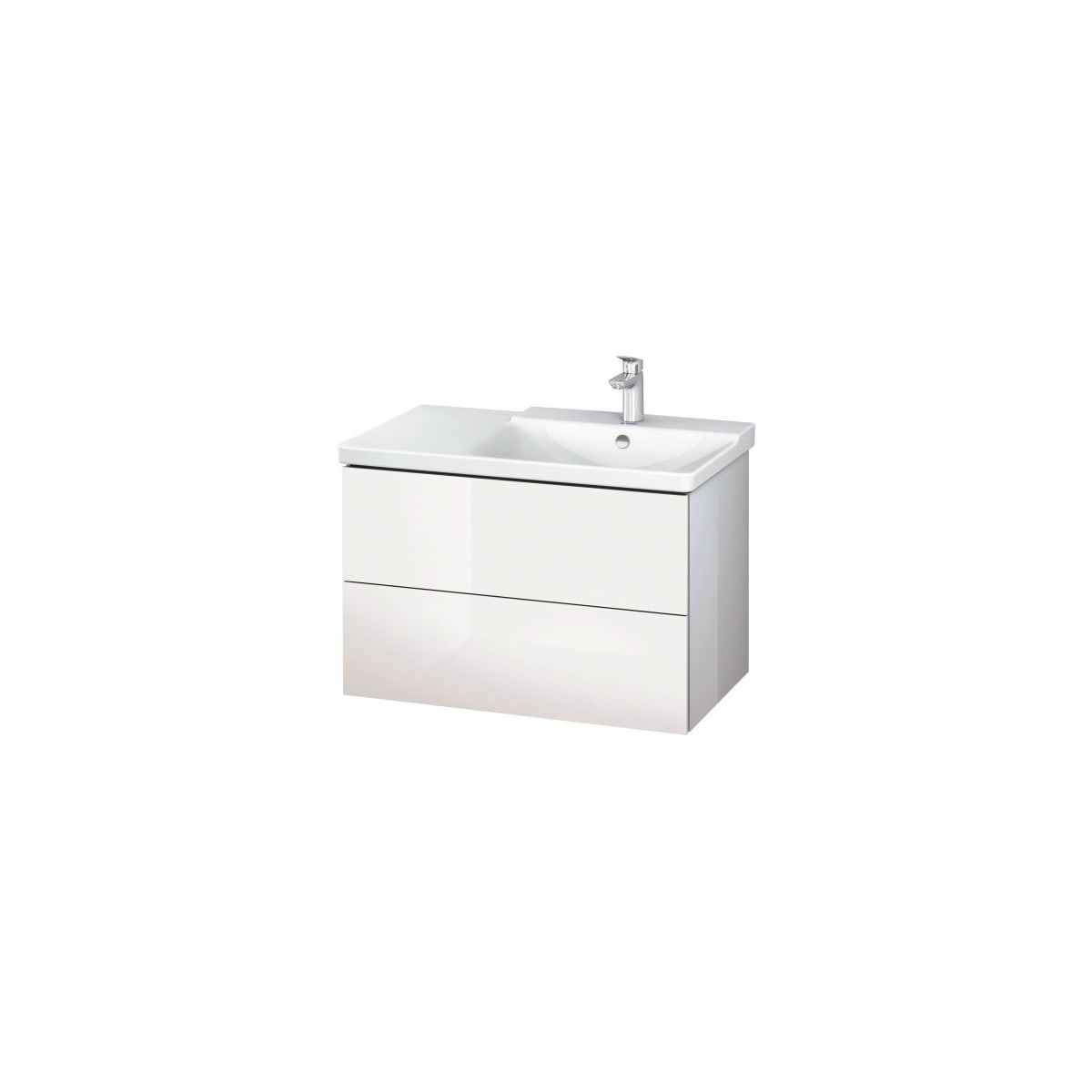 Duravit L-Cube 32-1/4" Single Wall Mounted / Floating Vanity Cabinet Only – Less Vanity Top