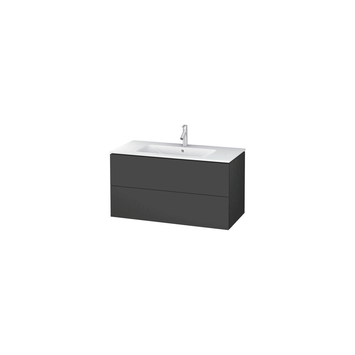 Duravit L-Cube 40-1/8" Vanity Cabinet Only with Two Drawers