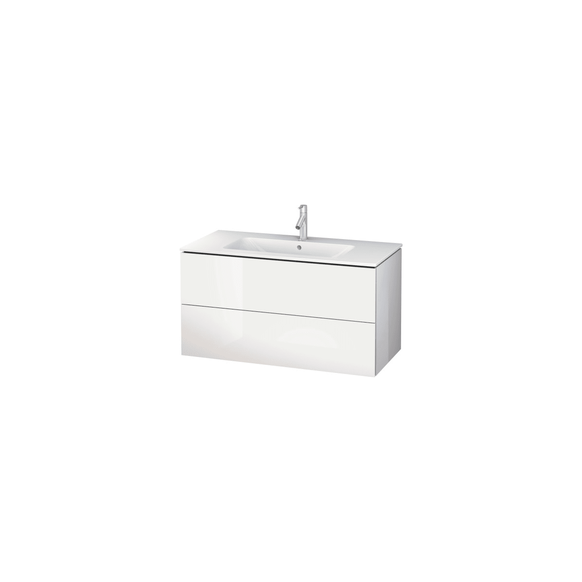 Duravit L-Cube 40-1/8" Vanity Cabinet Only with Two Drawers