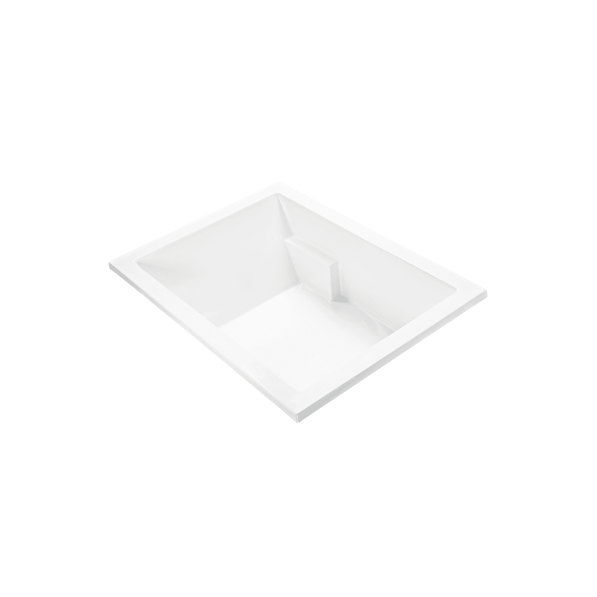 MTI Baths Andrea 9 Designer 67" Undermount Acrylic Soaking Tub with Reversible Drain Placement and Overflow - with Stream Technology