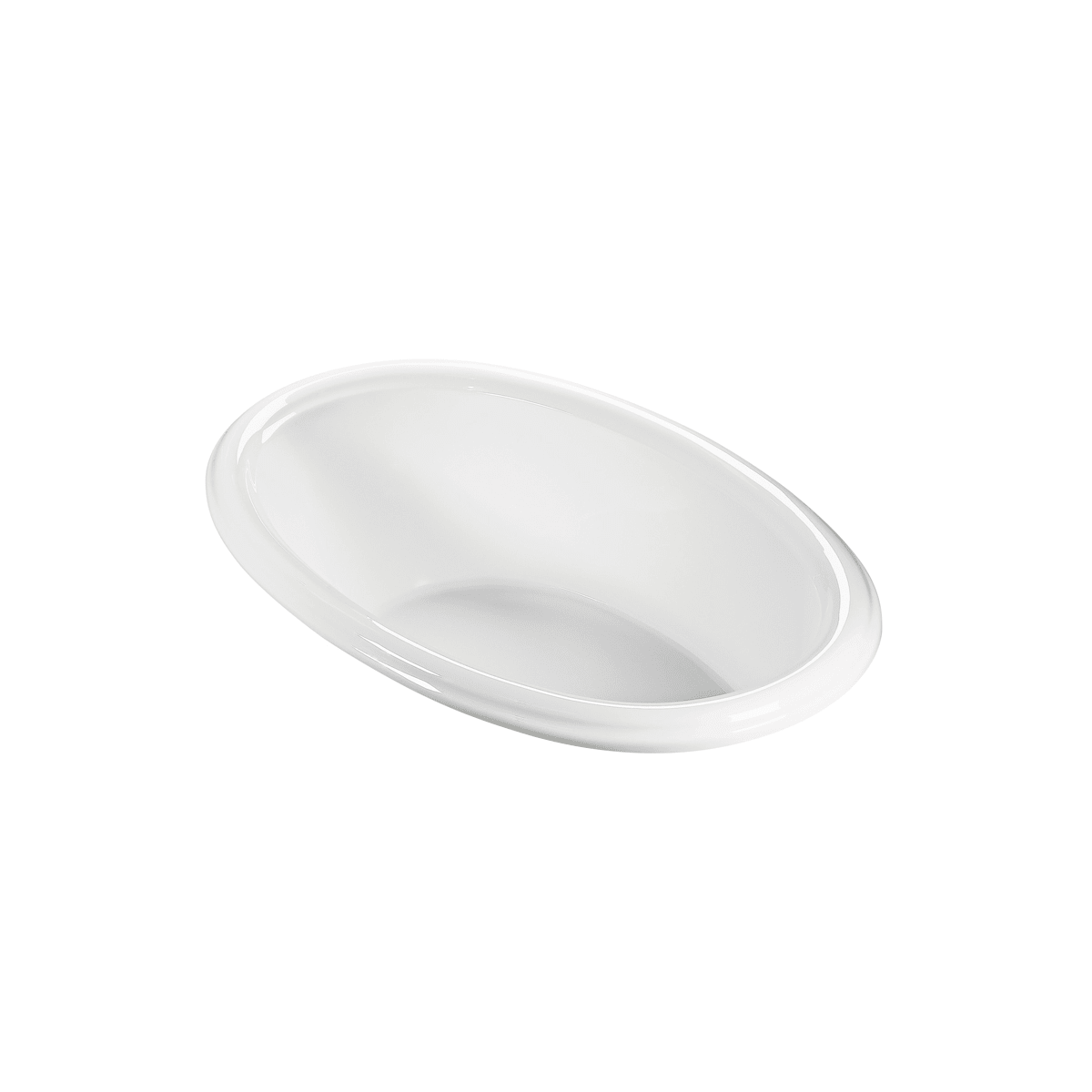 MTI Baths Victoria 2 60" Drop-In Acrylic Soaking Tub with Reversible Drain and Overflow