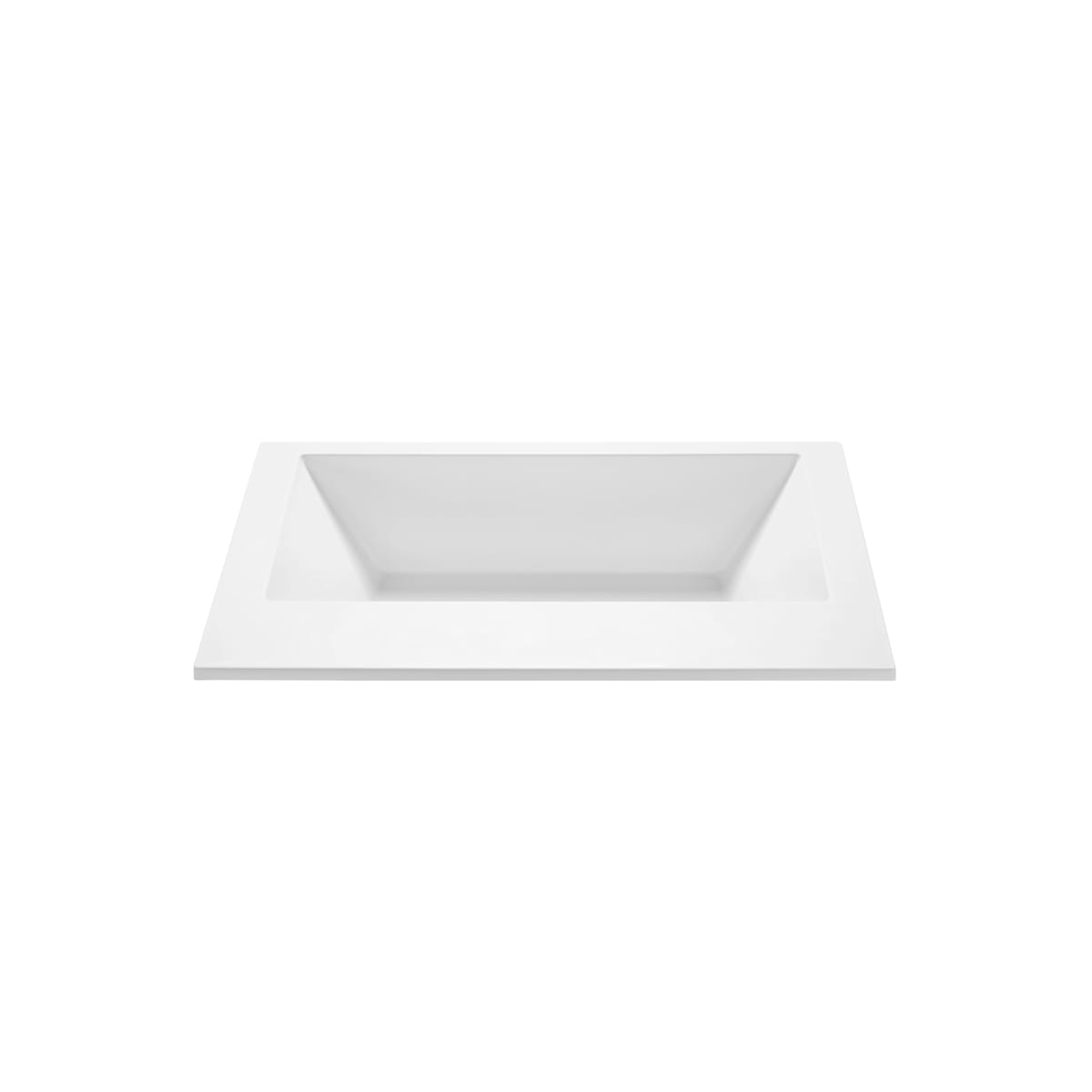 MTI Baths Metro 3 67" Undermount Acrylic Air and Stream Bath Tub with Center Drain and Overflow