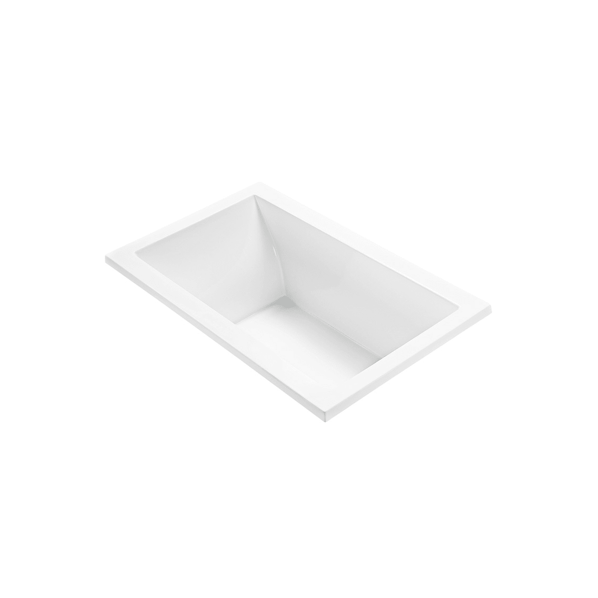 MTI Baths Andrea 11 60" Drop In Acrylic Whirlpool Tub with Reversible Drain and Overflow