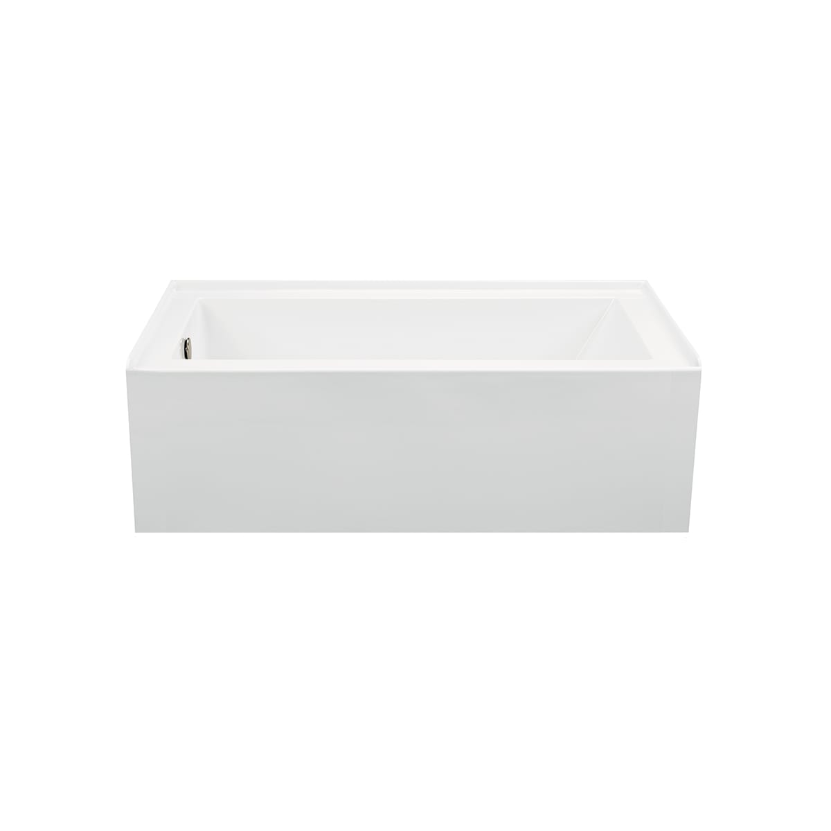 MTI Baths Cameron 2 Designer 60" Alcove Acrylic Air Massage Elite Tub with Left Drain Placement and Overflow - with Stream Technology
