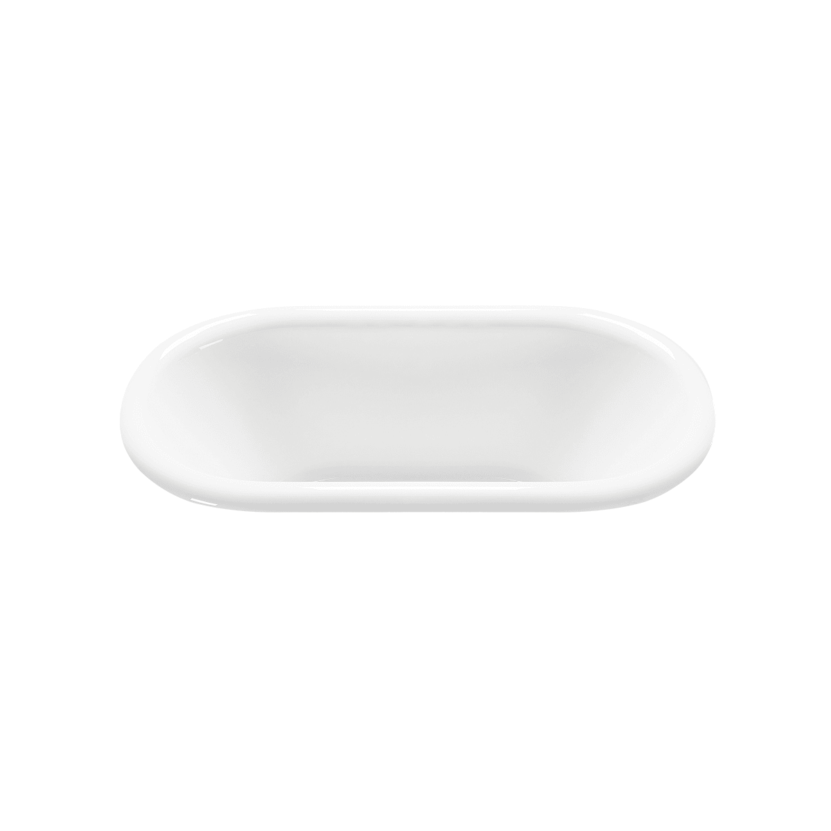MTI Baths Laney 3 72" Drop In Acrylic Air Bath Tub and Ultra Whirlpool Tub with Center Drain and Overflow