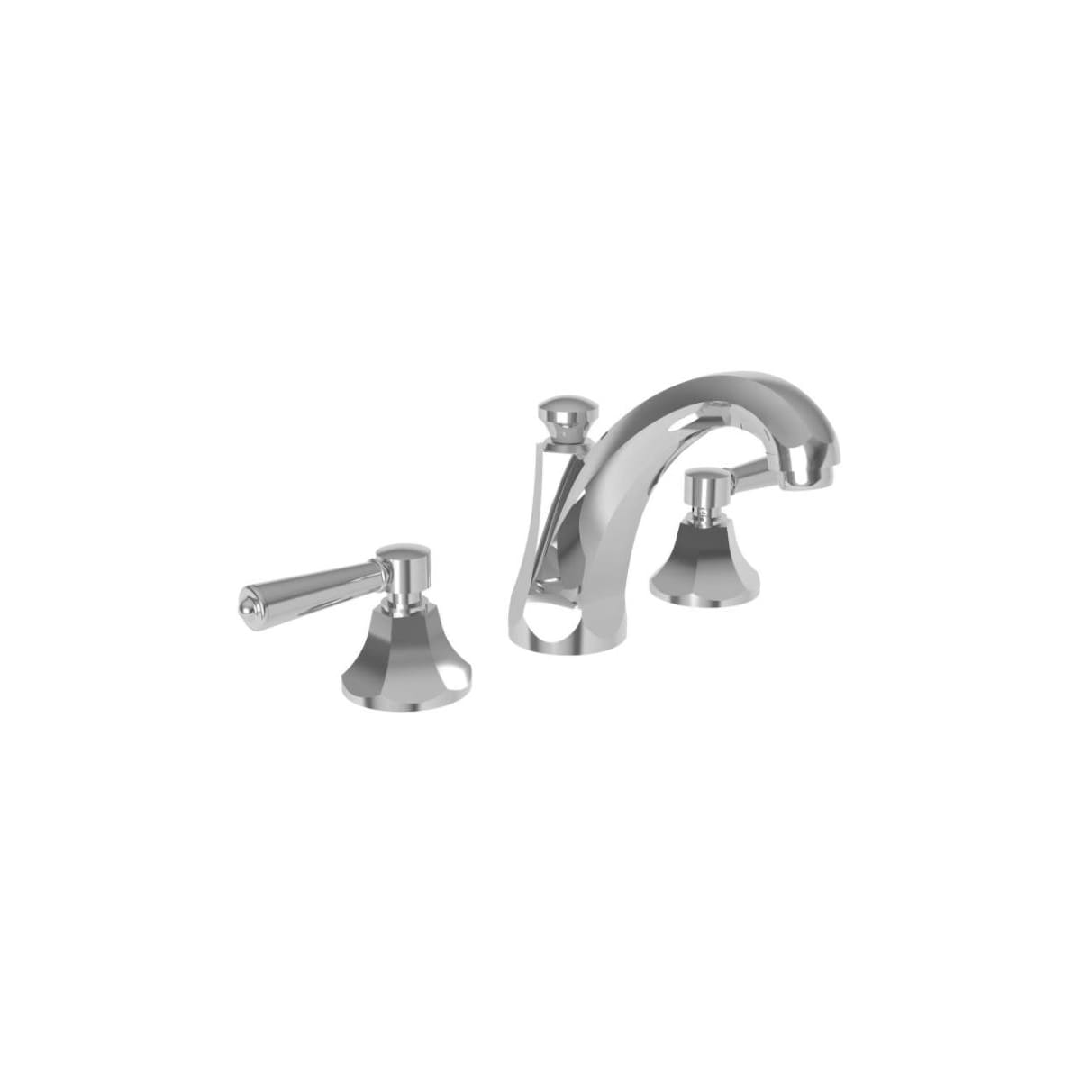 Newport Brass Metropole Double Handle Widespread Lavatory Faucet with Metal Lever Handles