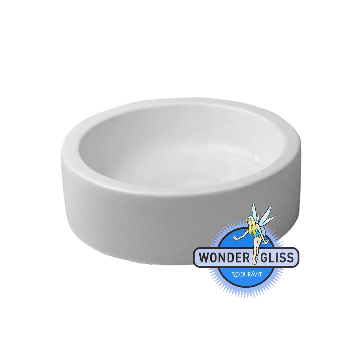 Duravit Starck 1 Ceramic 18-1/8" Vessel Bathroom Sink