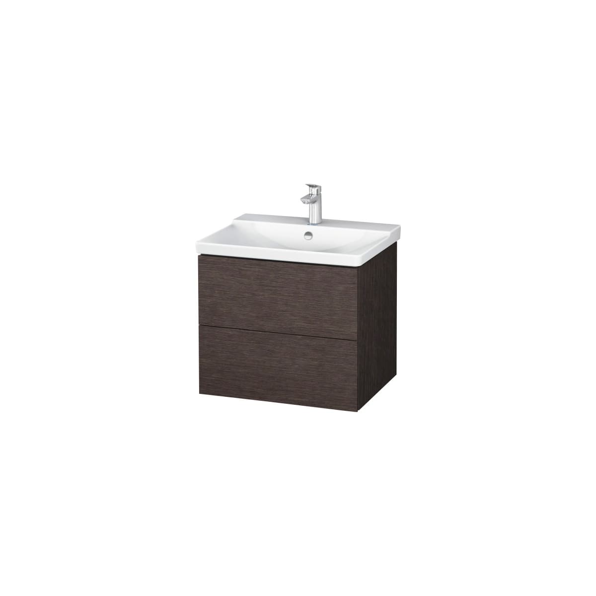 Duravit L-Cube 24-3/8" Wood Vanity Cabinet Only - Less Vanity Top