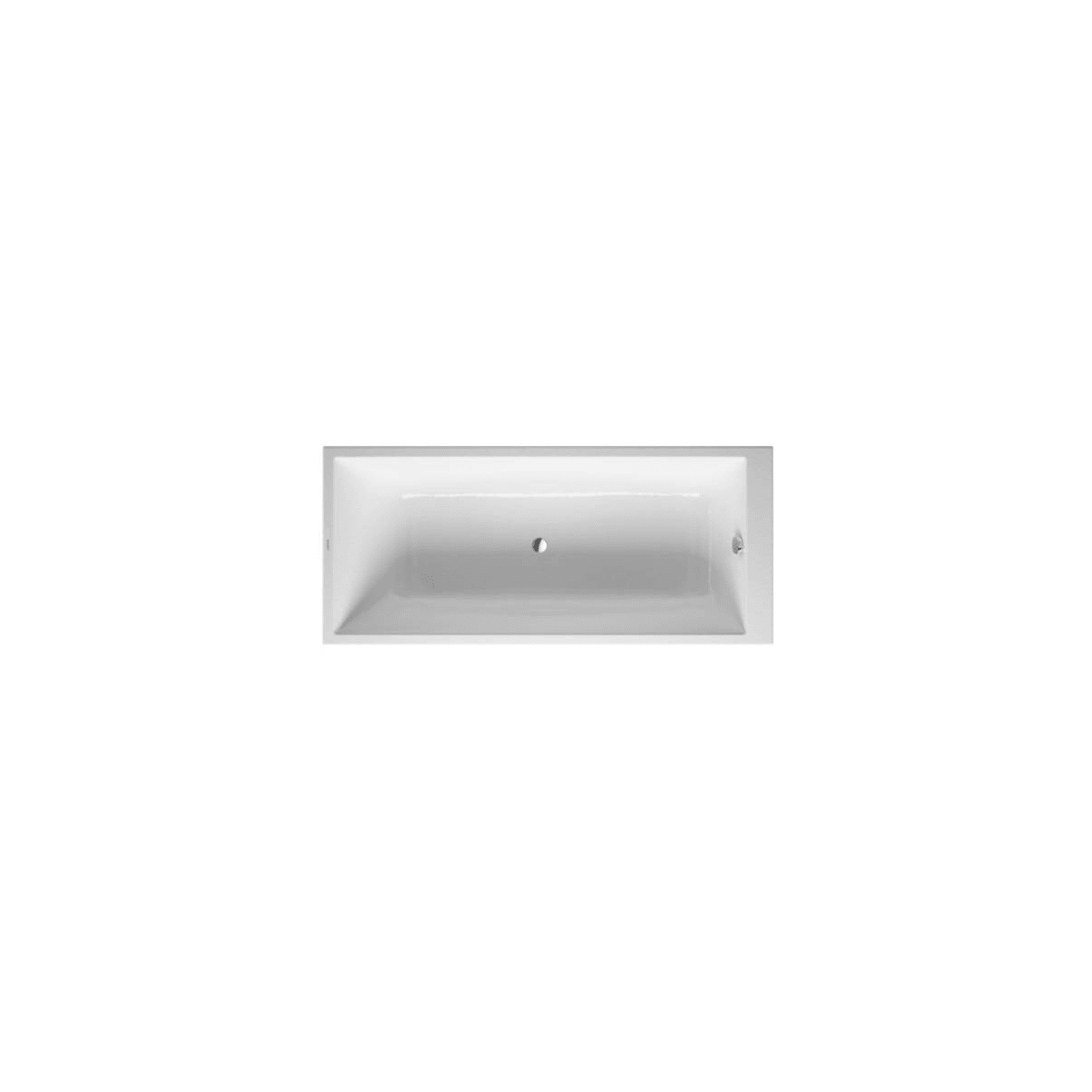Duravit DuraStyle 66-7/8" Drop In Acrylic Soaking with Center Drain