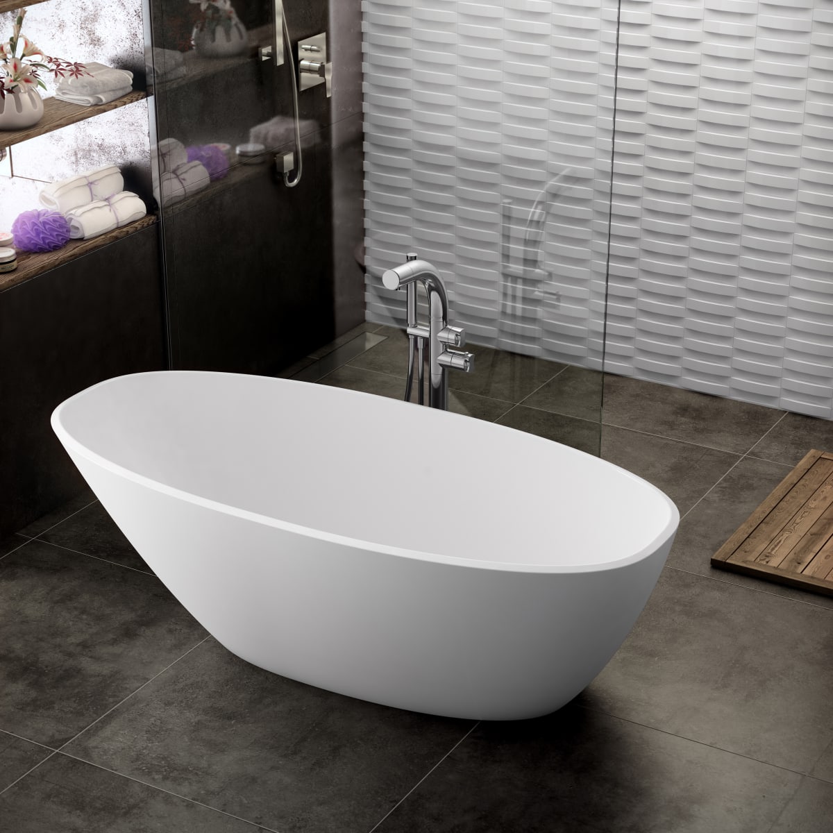 Victoria+Albert Mozzano 65" x 29" Freestanding Bathtub