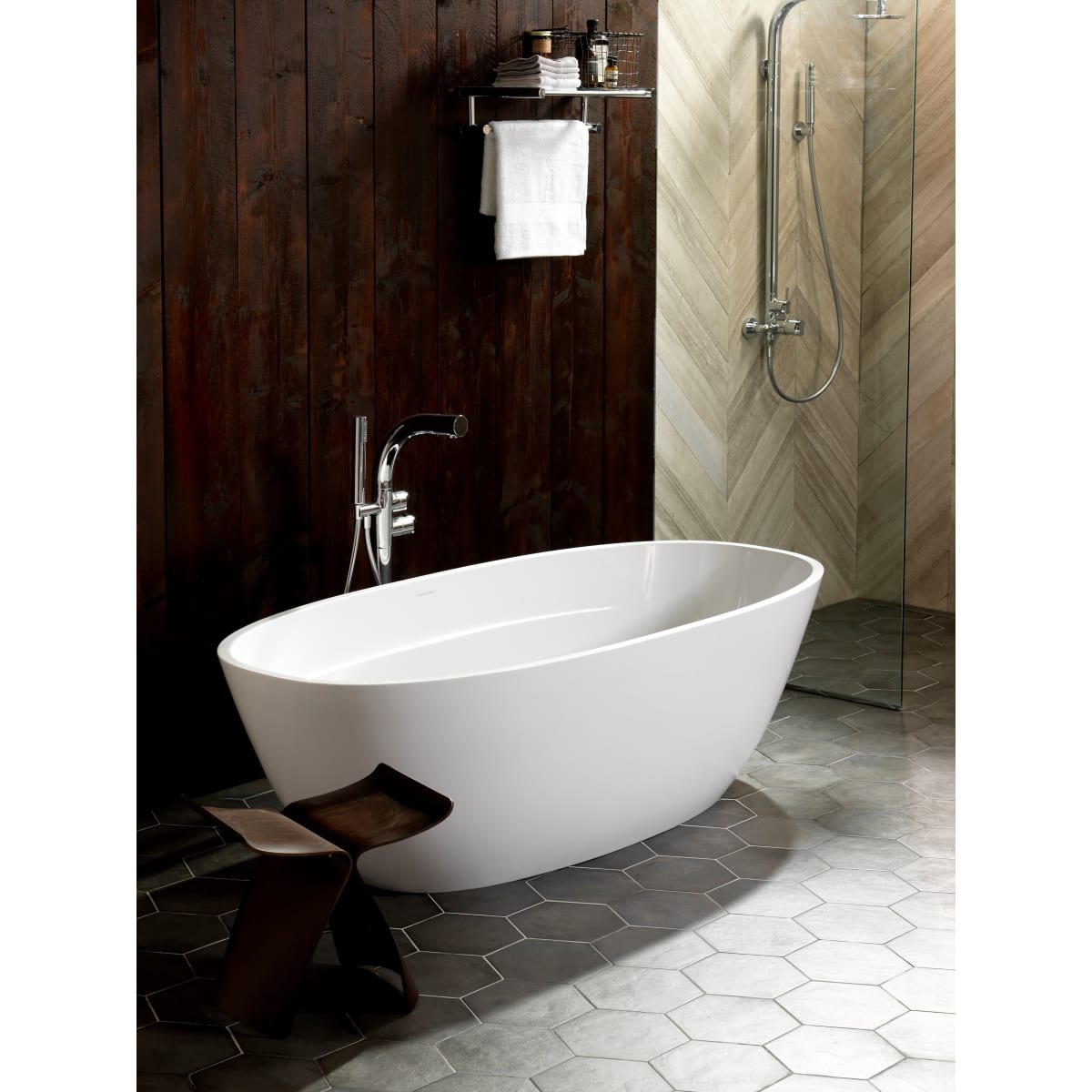 Victoria+Albert Terrassa 67" x 32" Freestanding Soaking Bathtub