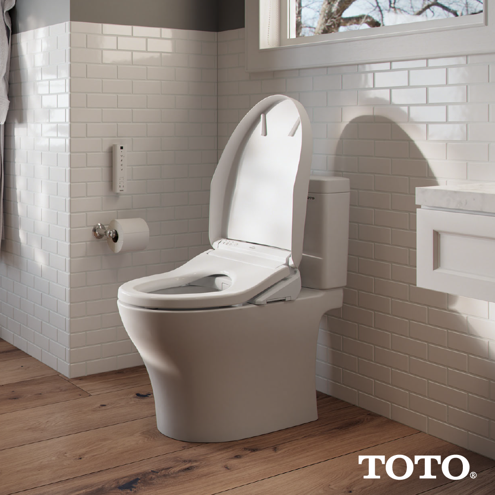 Model: SW3036R#01 | TOTO TOTO® WASHLET® K300 Electronic Bidet Toilet Seat with Instantaneous Water Heating, PREMIST and EWATER+ Wand Cleaning, Elongated, Cotton White - SW3036R#01