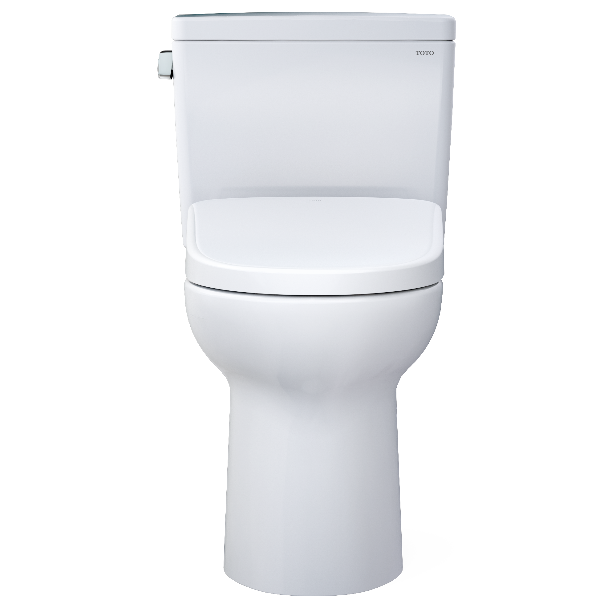 Model: MW7764726CEFG#01 | TOTO TOTO® Drake® WASHLET®+ Two-Piece Elongated 1.28 GPF Universal Height TORNADO FLUSH® Toilet with S7 Contemporary Bidet Seat, Cotton White - MW7764726CEFG#01