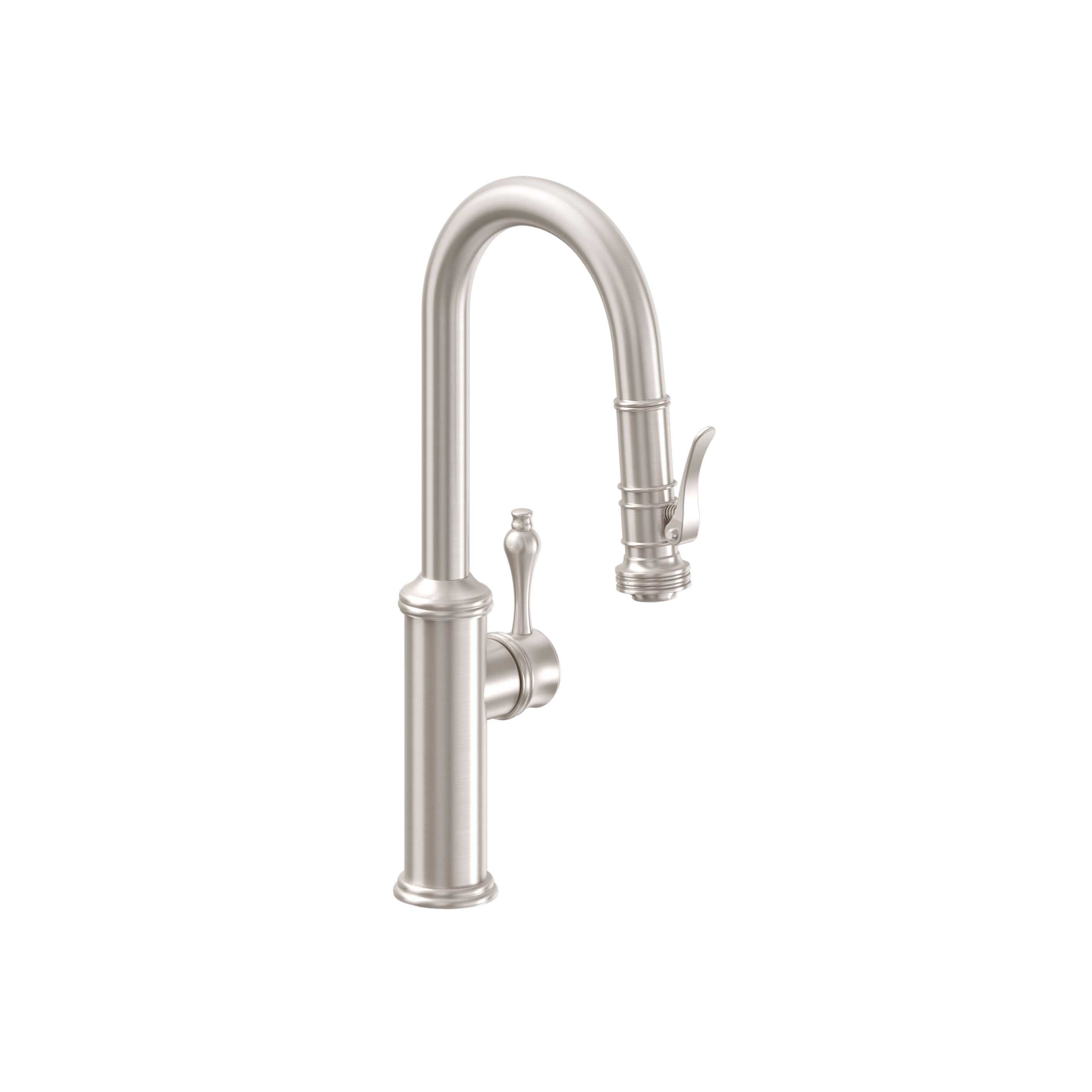 California Faucets Davoli Pull-Down Prep/Bar Faucet with Squeeze Sprayer