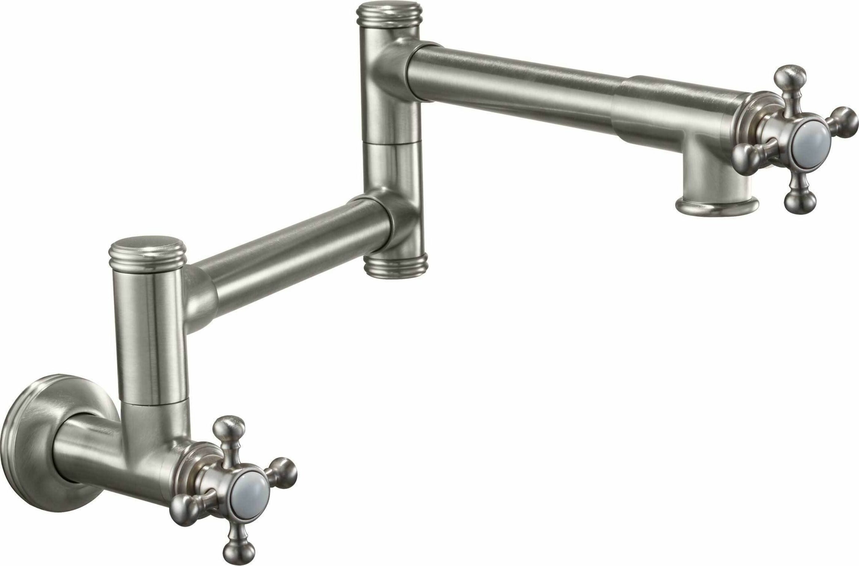 California Faucets Davoli Pot Filler - Dual Handle Wall Mount - Traditional