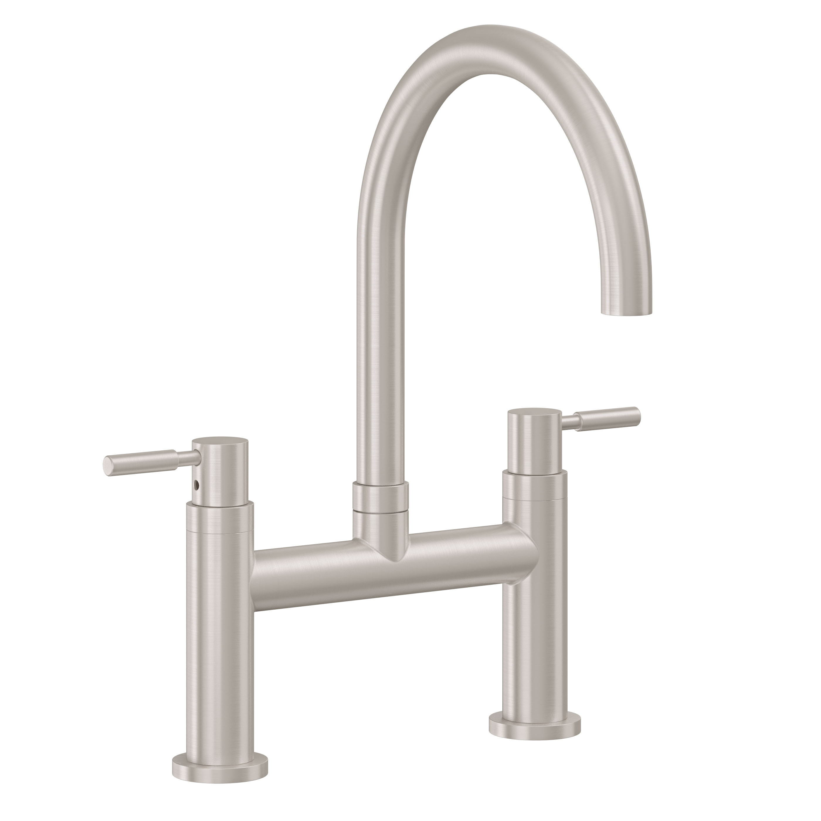 California Faucets Corsano Bridge Kitchen Faucet - Arc Spout