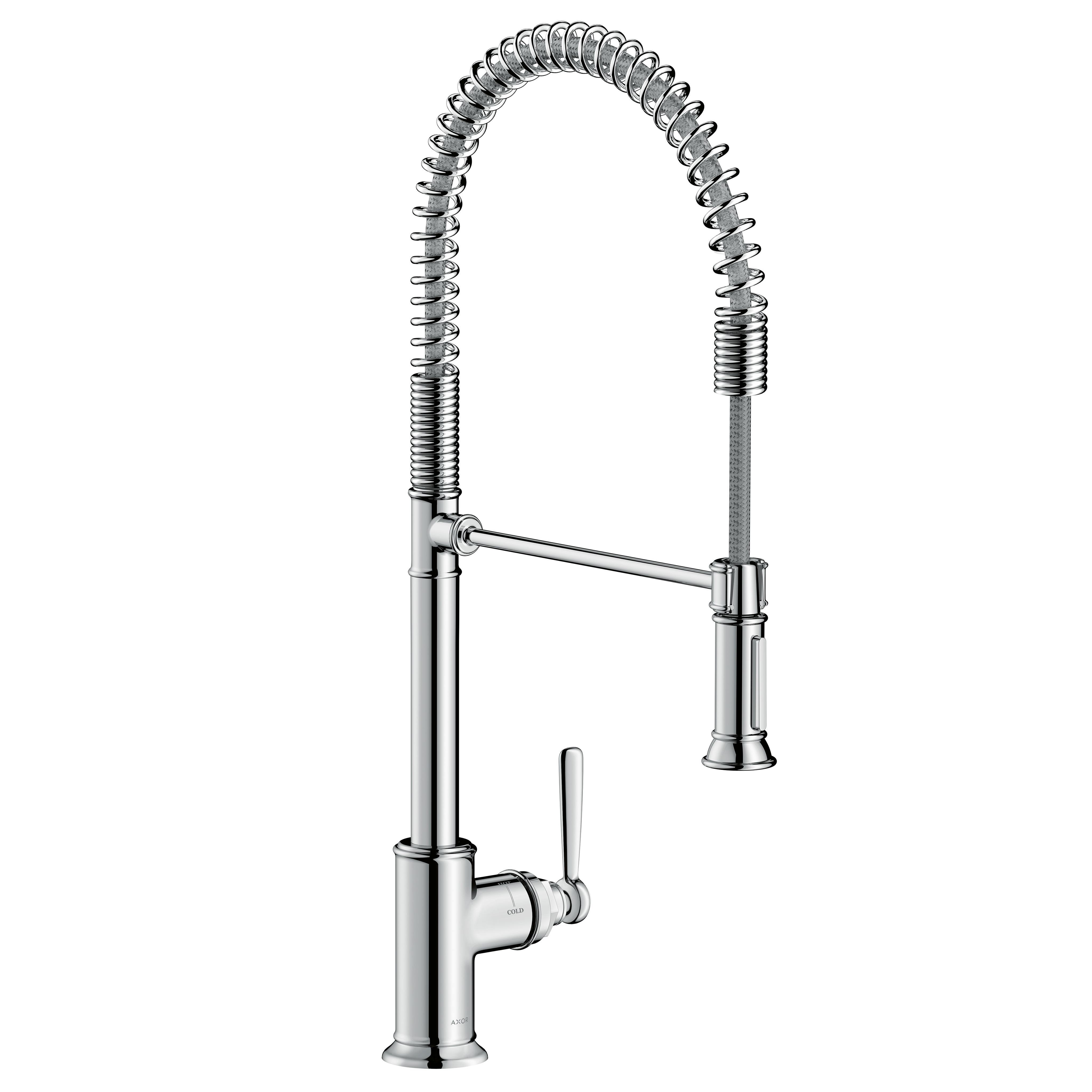 Axor Montreux Semi-Pro Kitchen Faucet 2-Spray, 1.75 GPM in Chrome