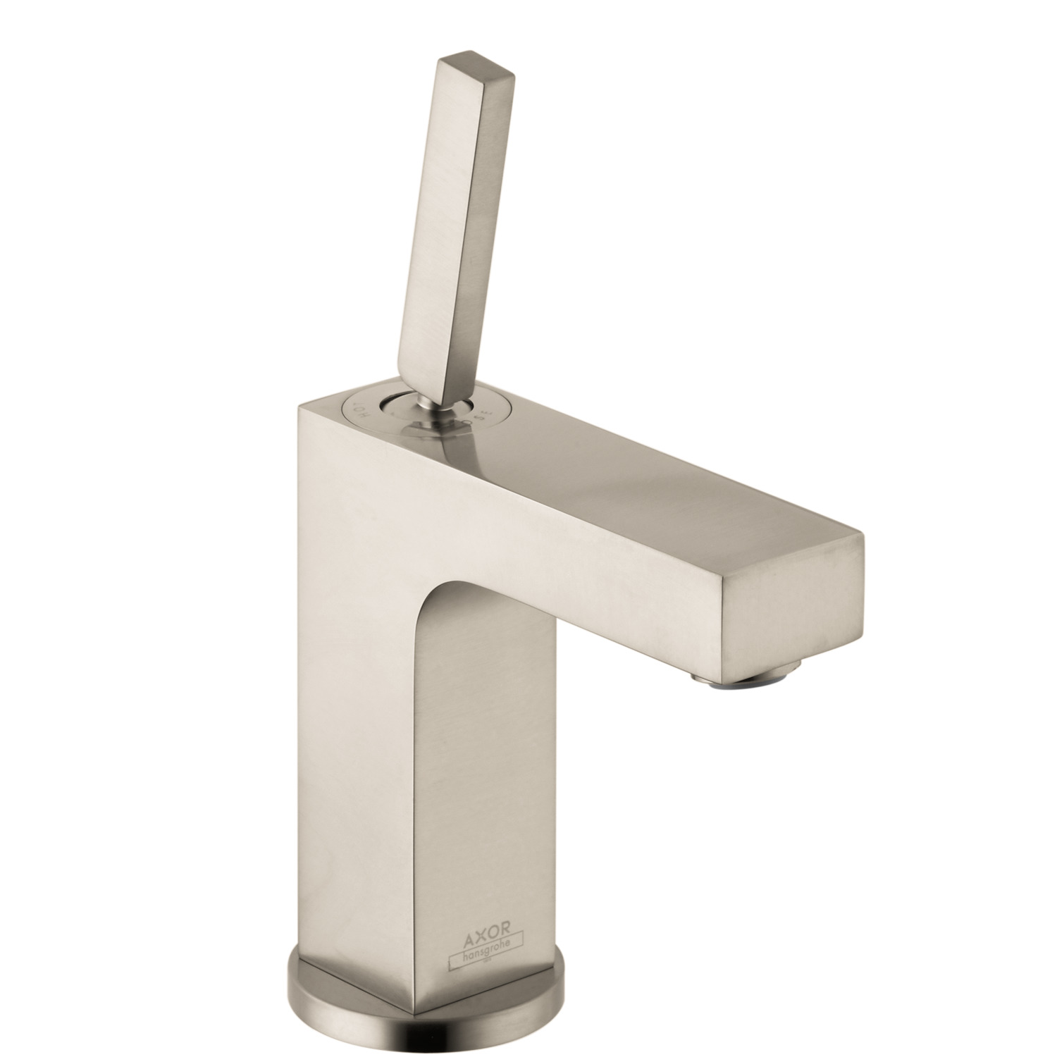 Axor Citterio Single-Hole Faucet 110 with Pop-Up Drain, 1.2 GPM in Brushed Nickel