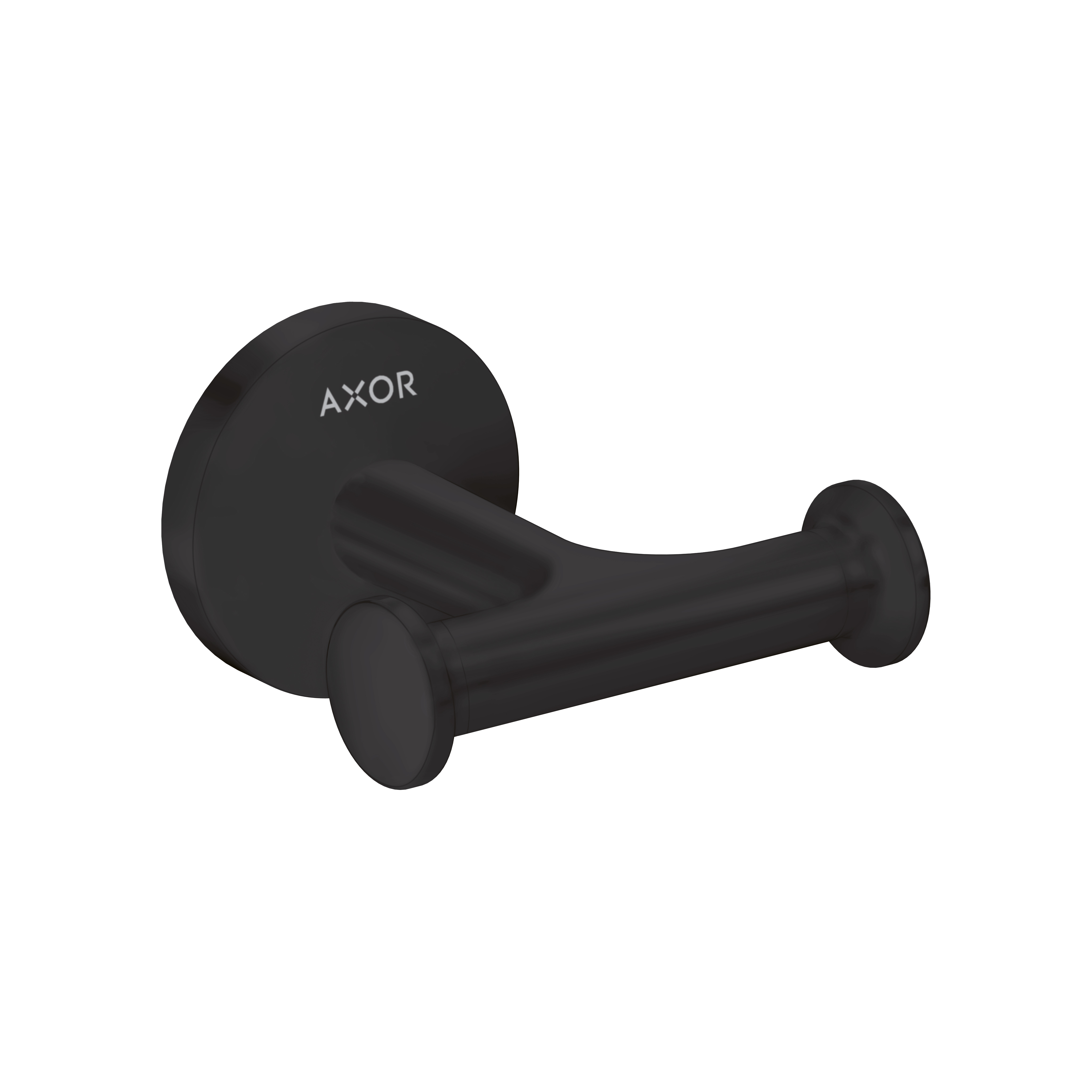 Axor Universal Circular Double Hook in Matte Black