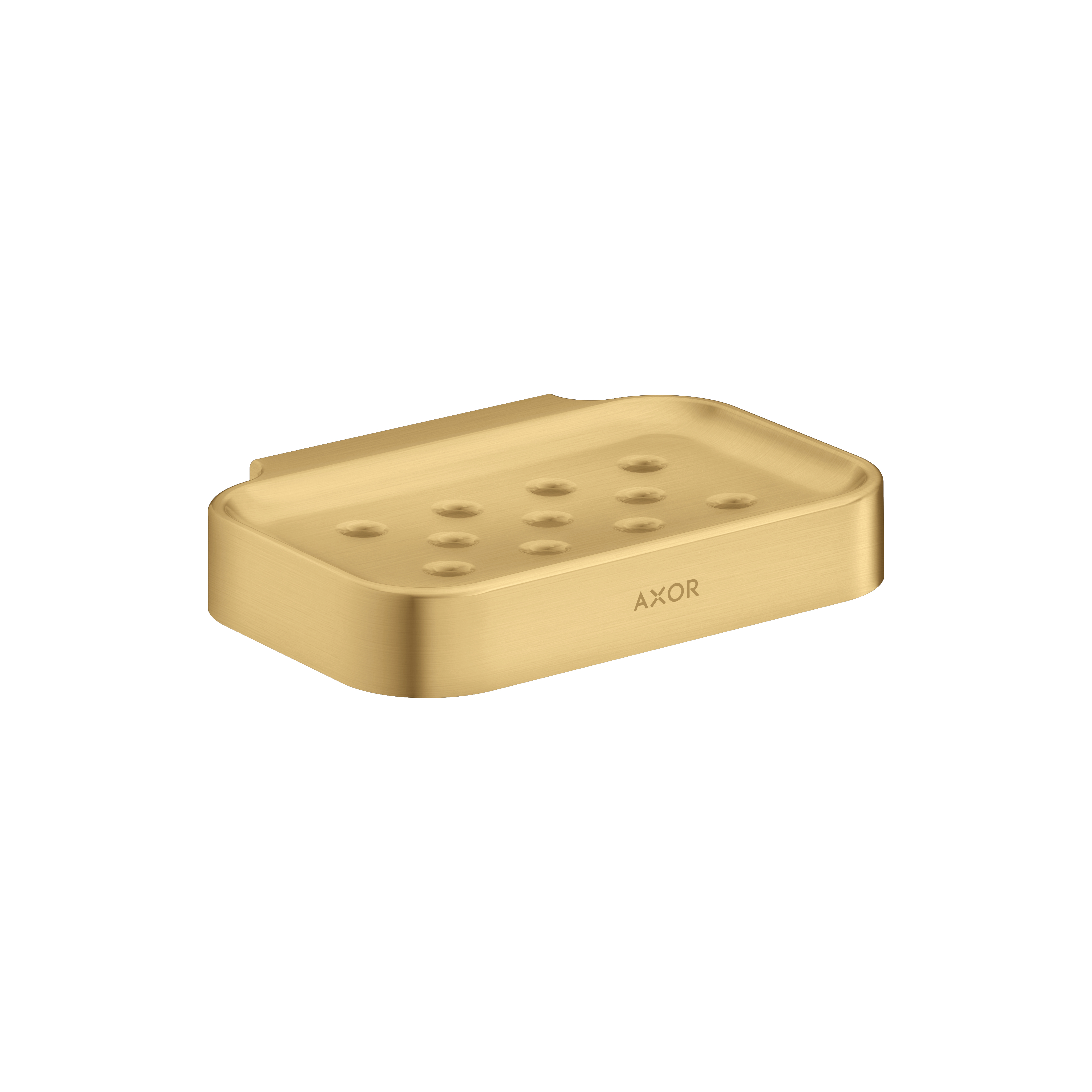 Axor Universal Circular Soap dish in Brushed Gold Optic
