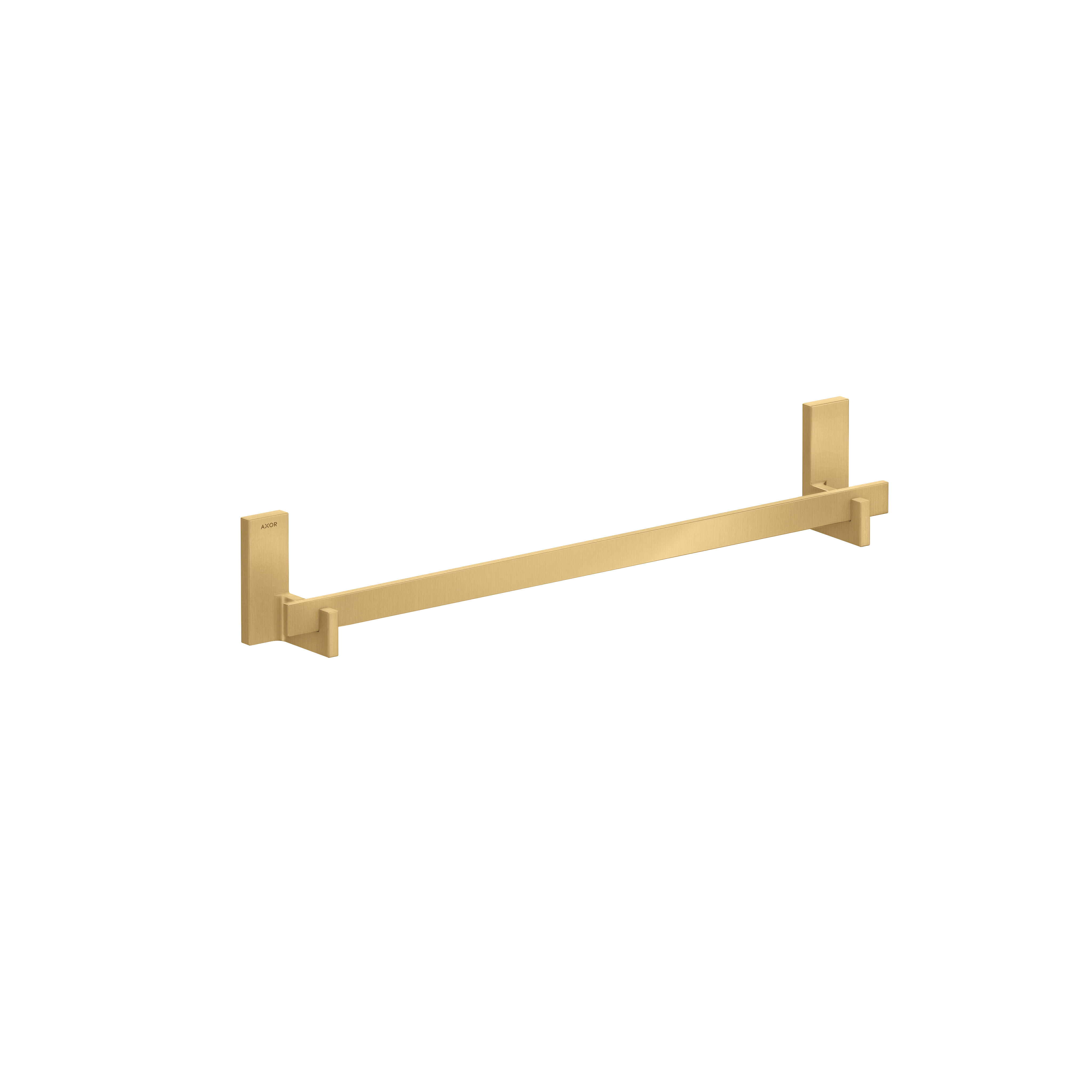 Axor Universal Rectangular Towel Bar, 24" in Brushed Gold Optic