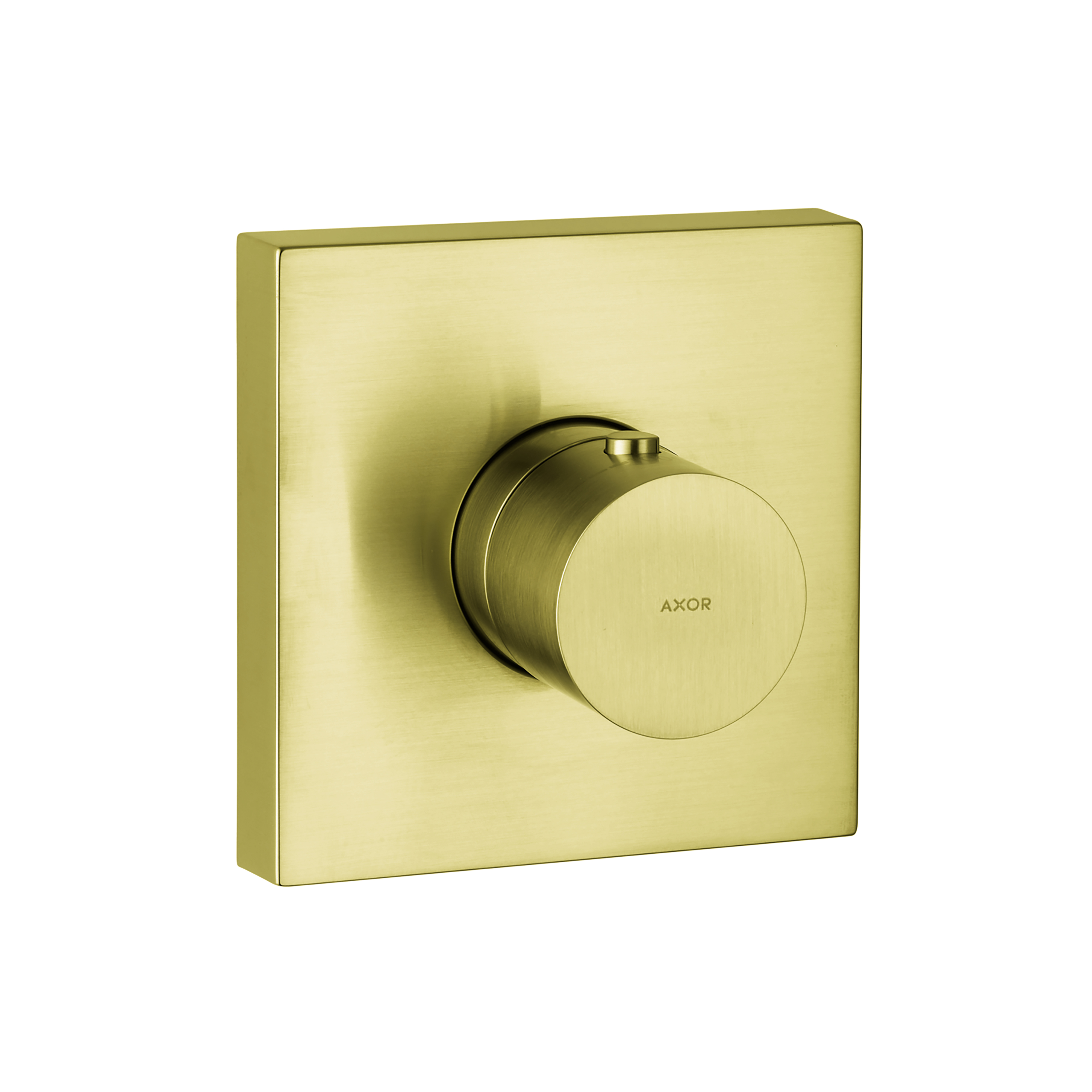 Axor ShowerSolutions Thermostatic Trim 5" x 5" in Brushed Gold Optic