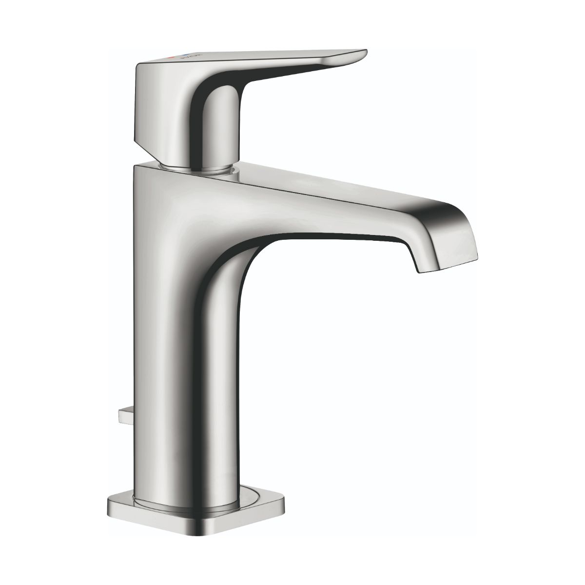 Axor Citterio E Single-Hole Faucet 125 with Lever Handle and Pop-Up Drain, 1.2 GPM in Chrome