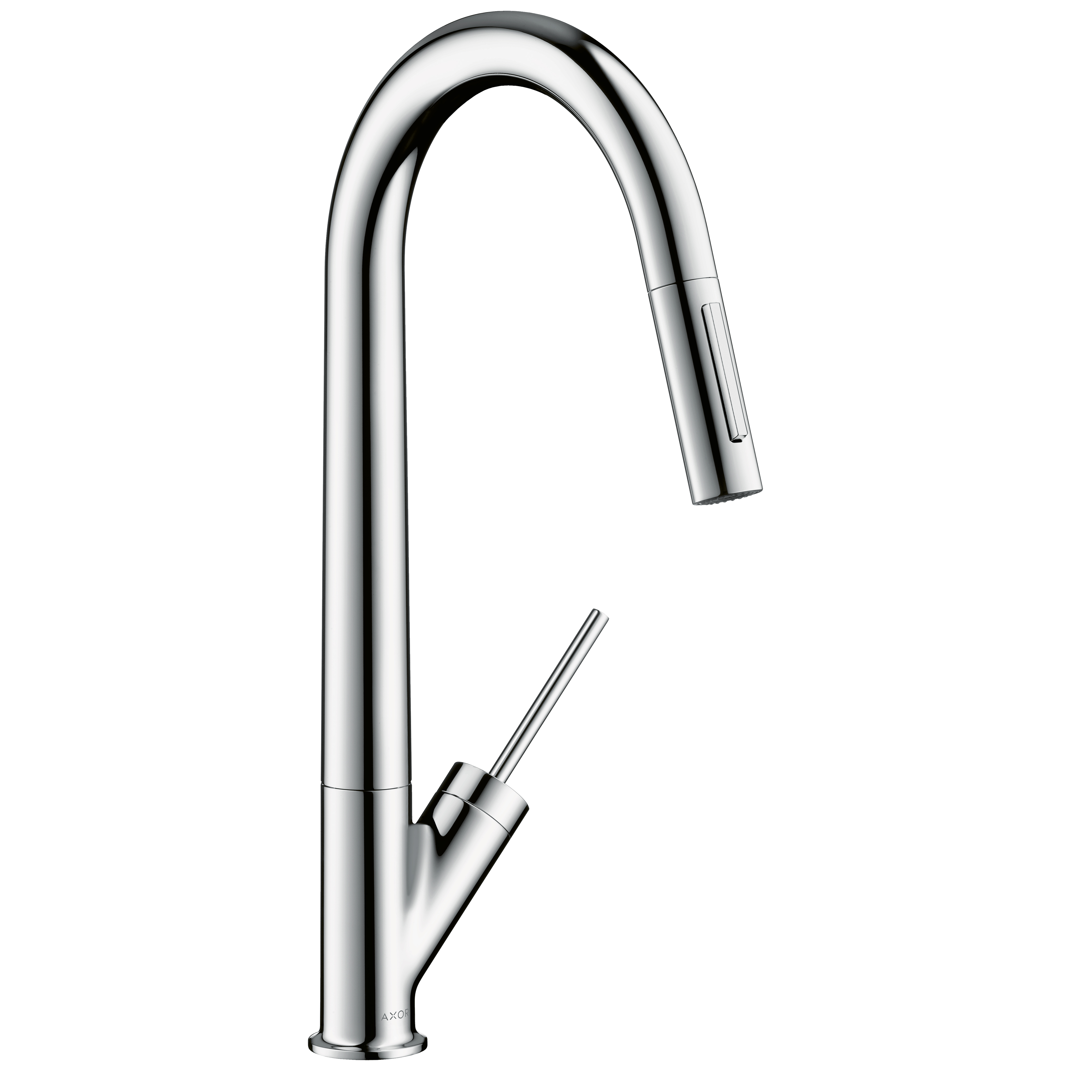 Axor Starck HighArc Kitchen Faucet 2-Spray Pull-Down, 1.75 GPM in Chrome