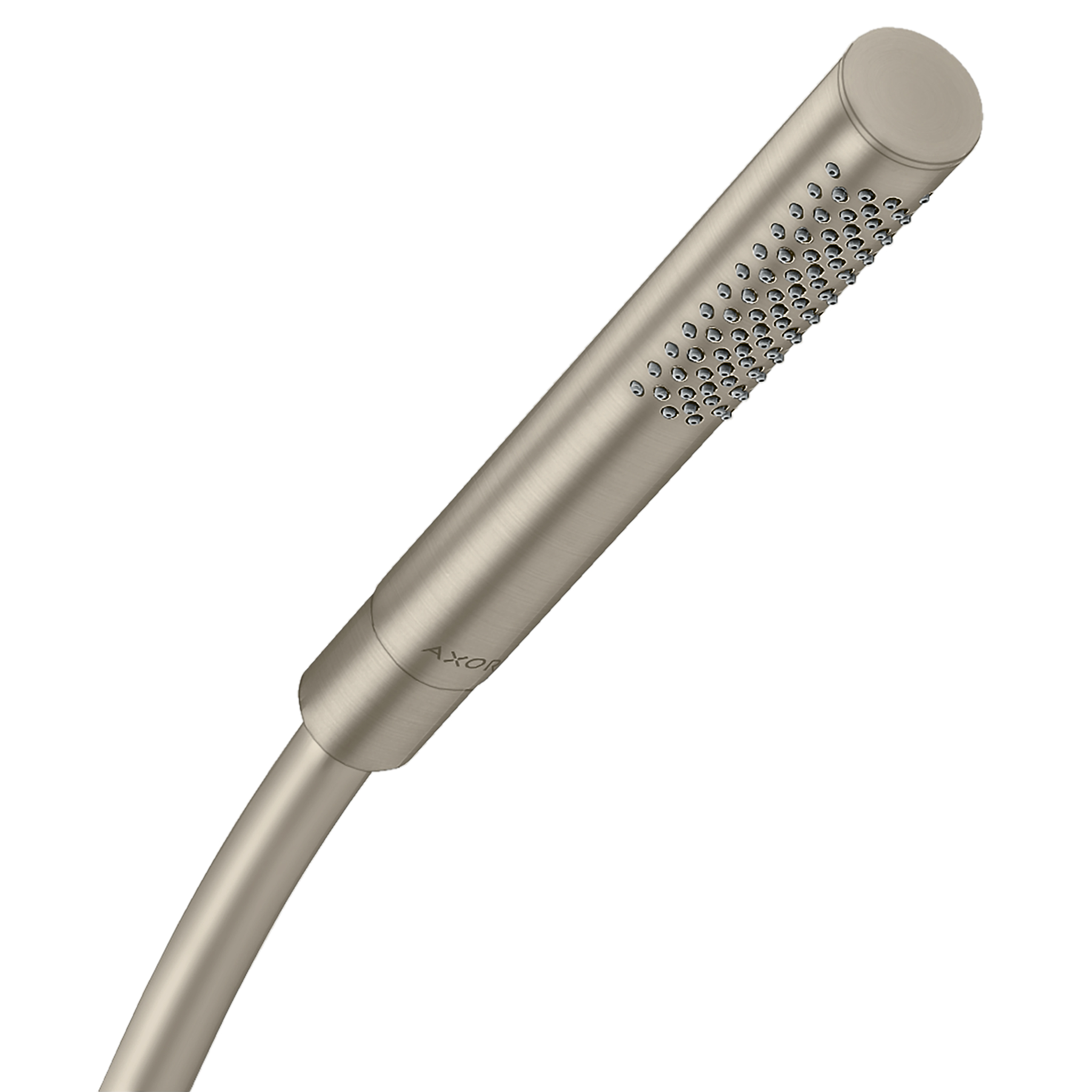 Axor Starck Baton Handshower 1-Jet, 2.5 GPM in Brushed Nickel