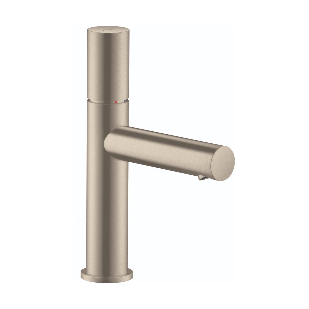 Axor Uno Single-Hole Faucet 110 with Zero Handle, 1.2 GPM in Brushed Nickel