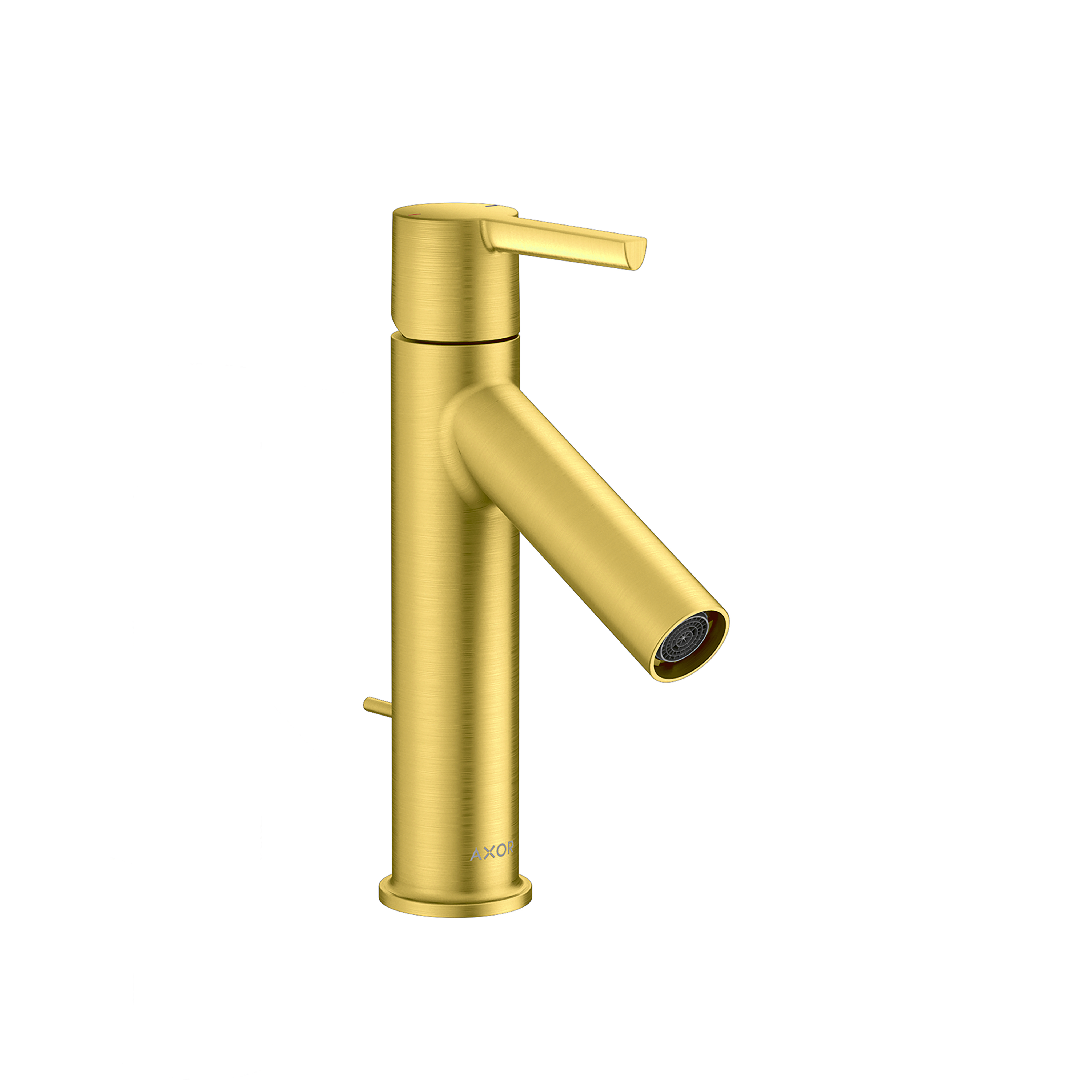 Axor Starck Single-Hole Faucet 100 with Pop-Up Drain, 1.2 GPM in Brushed Gold Optic