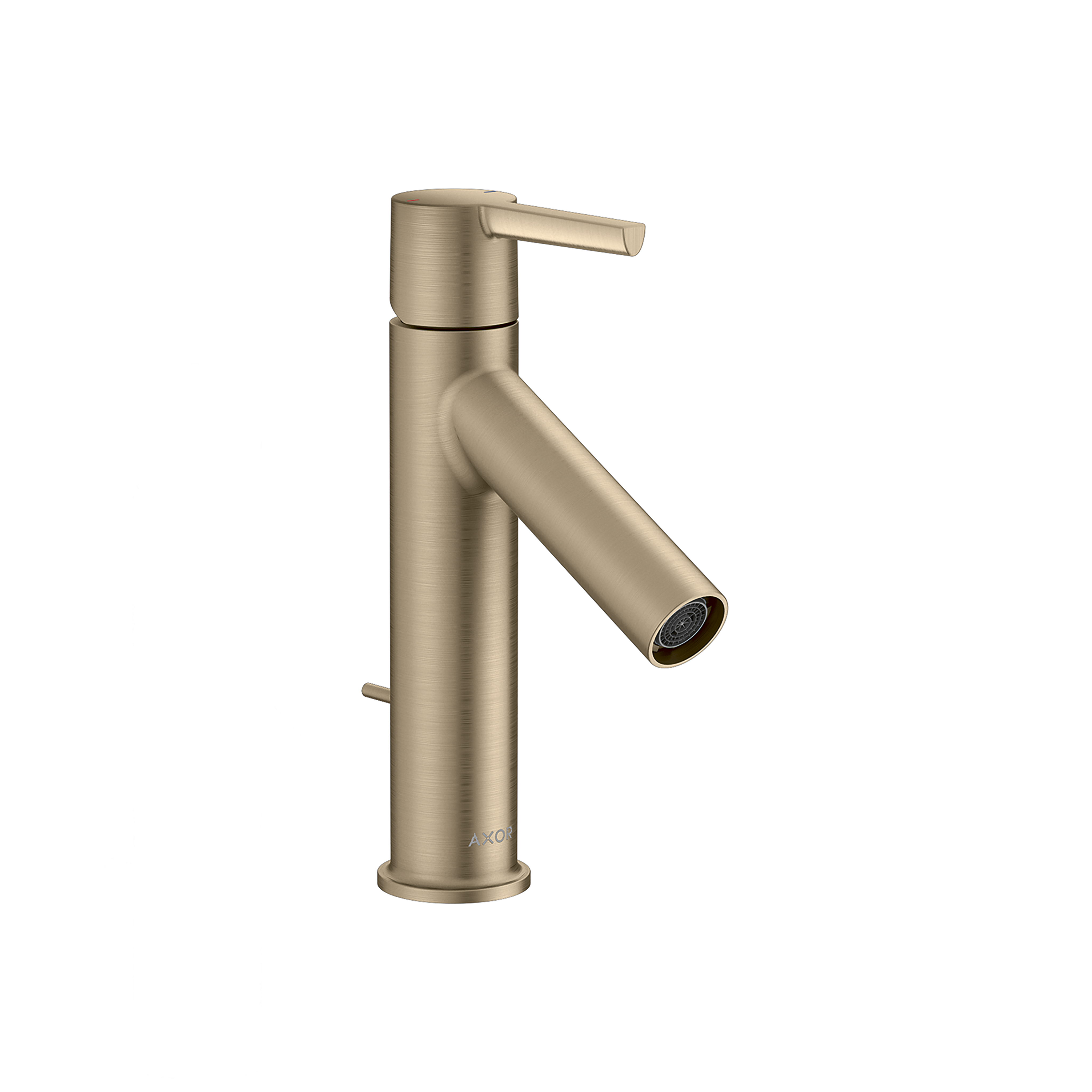 Axor Starck Single-Hole Faucet 100 with Pop-Up Drain, 1.2 GPM in Brushed Nickel