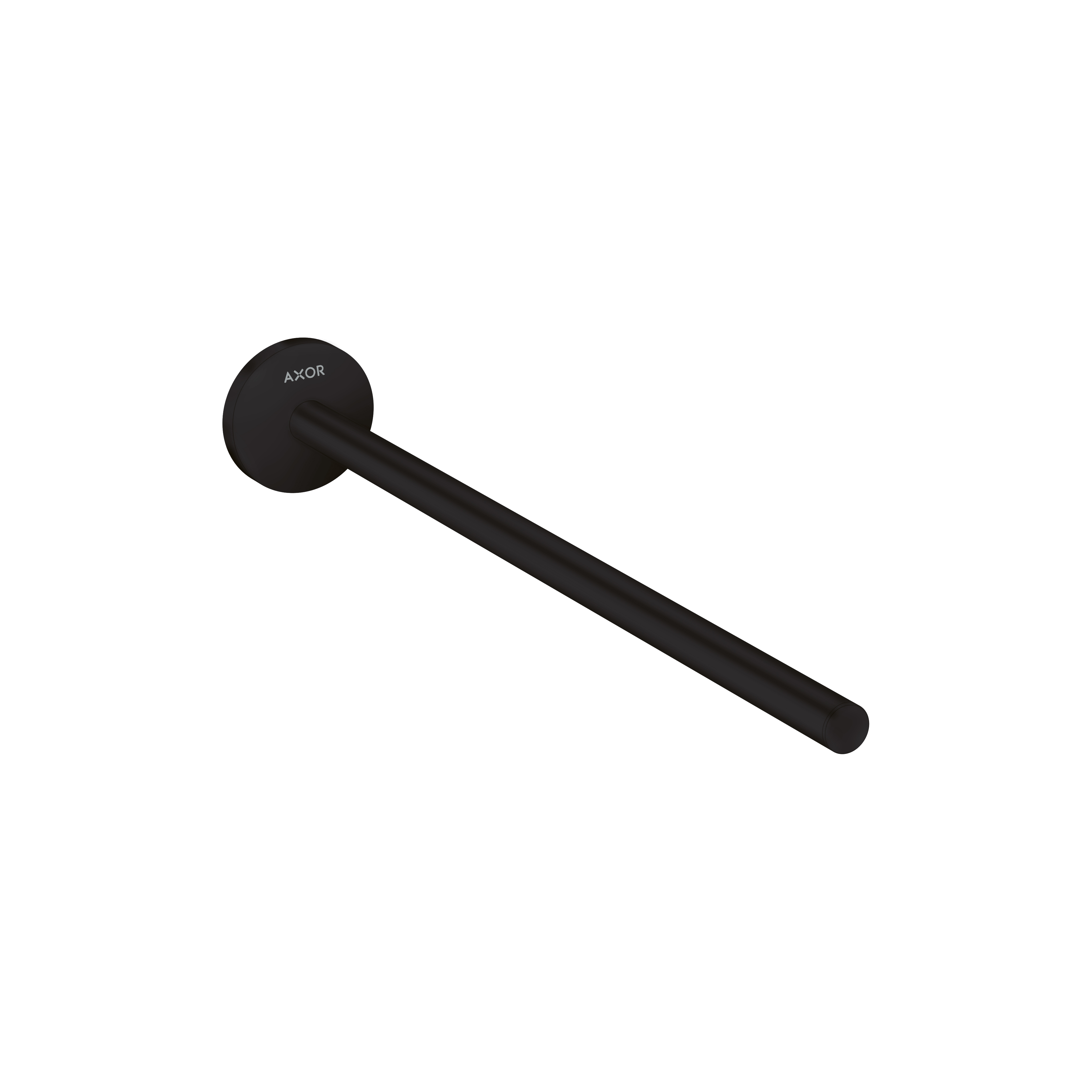 Axor Universal Circular Towel Bar, 14" in Matte Black