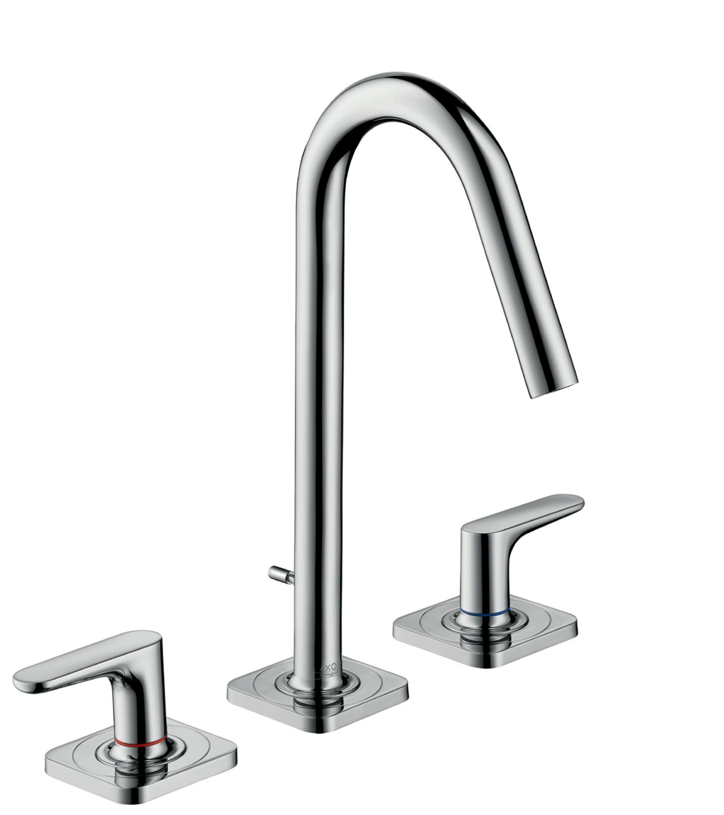 Axor Citterio M Widespread Faucet 160 with Pop-Up Drain, 1.2 GPM in Chrome