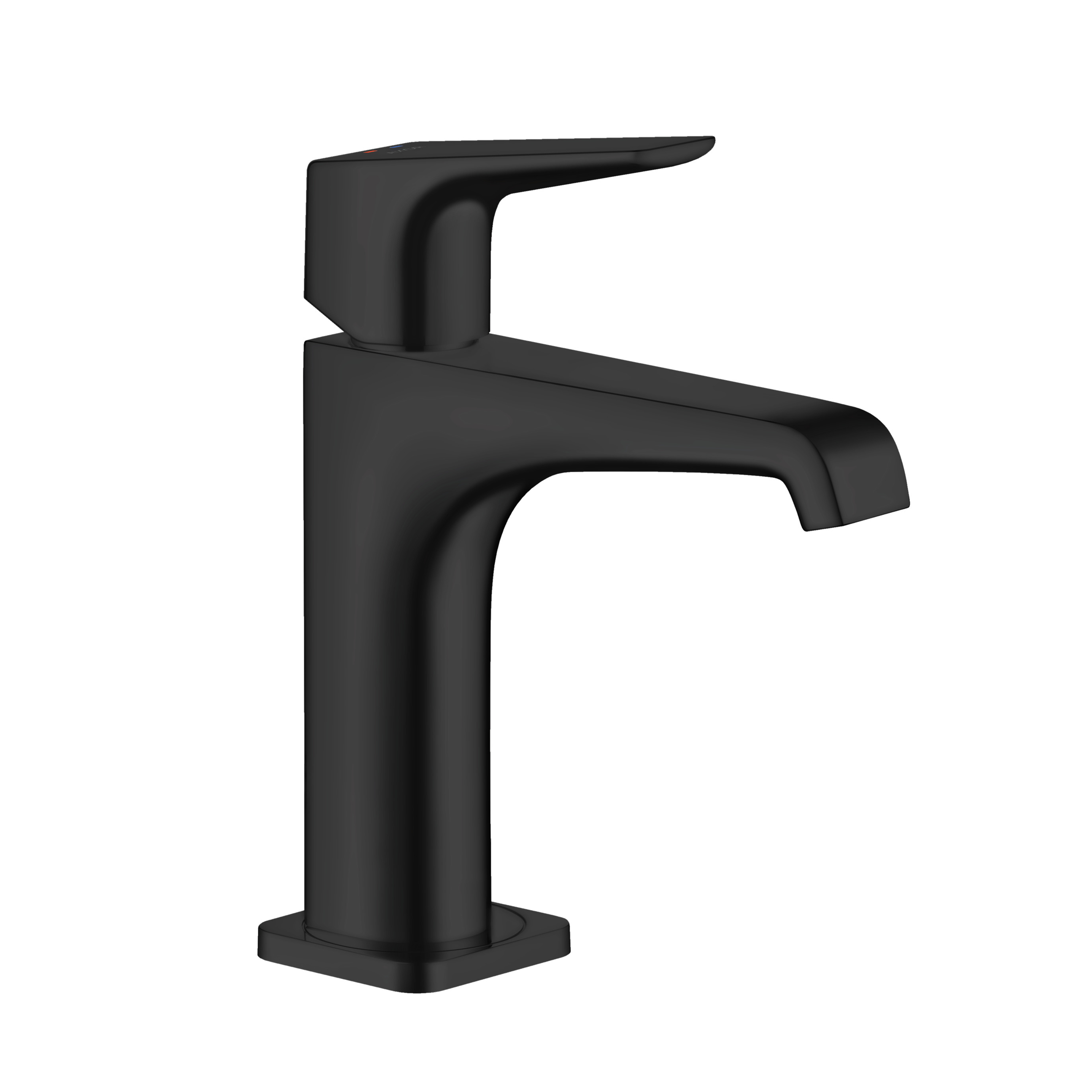 Axor Citterio E Single-Hole Faucet 125 with Lever Handle, 1.2 GPM in Matte Black