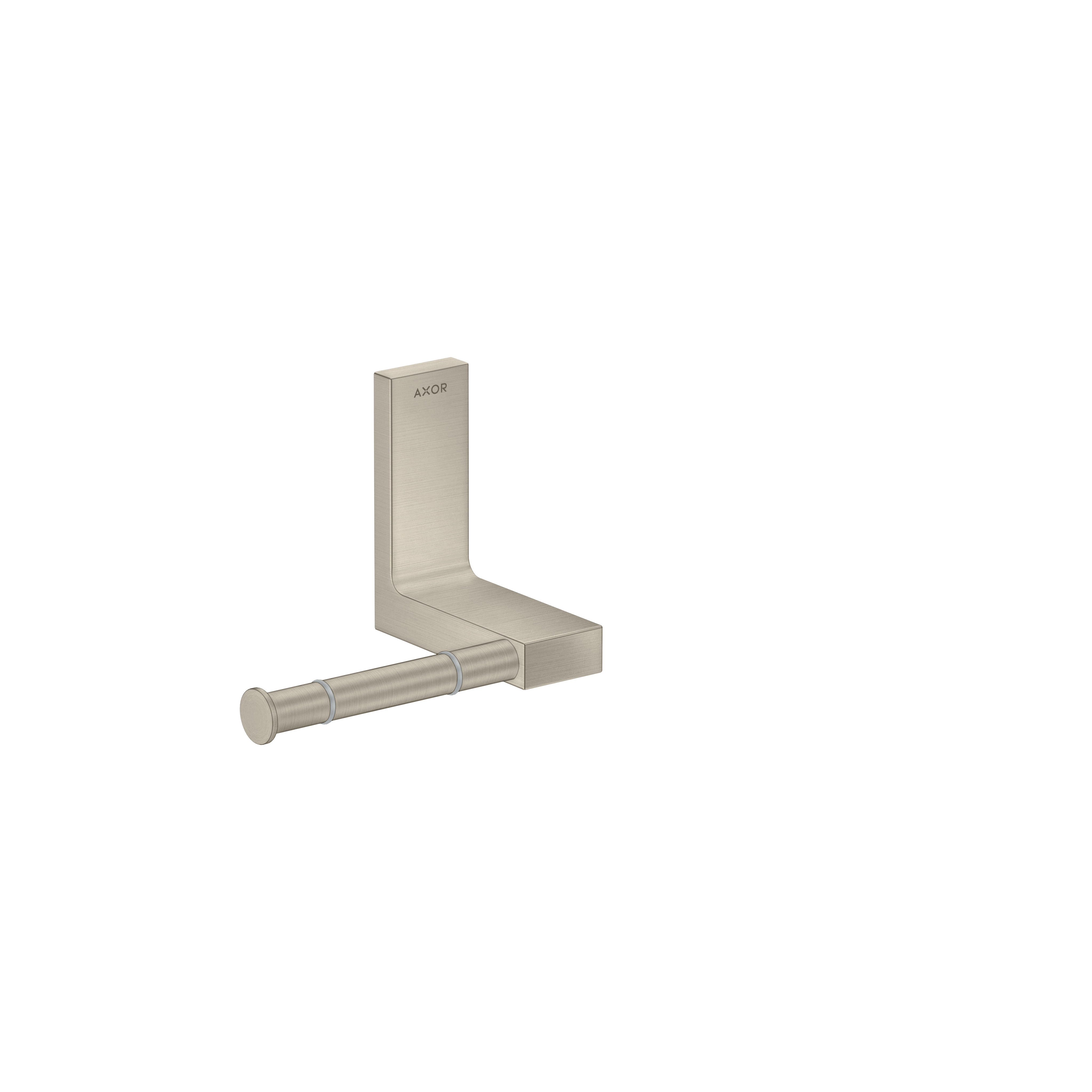 Axor Universal Rectangular Toilet Paper Holder in Brushed Nickel