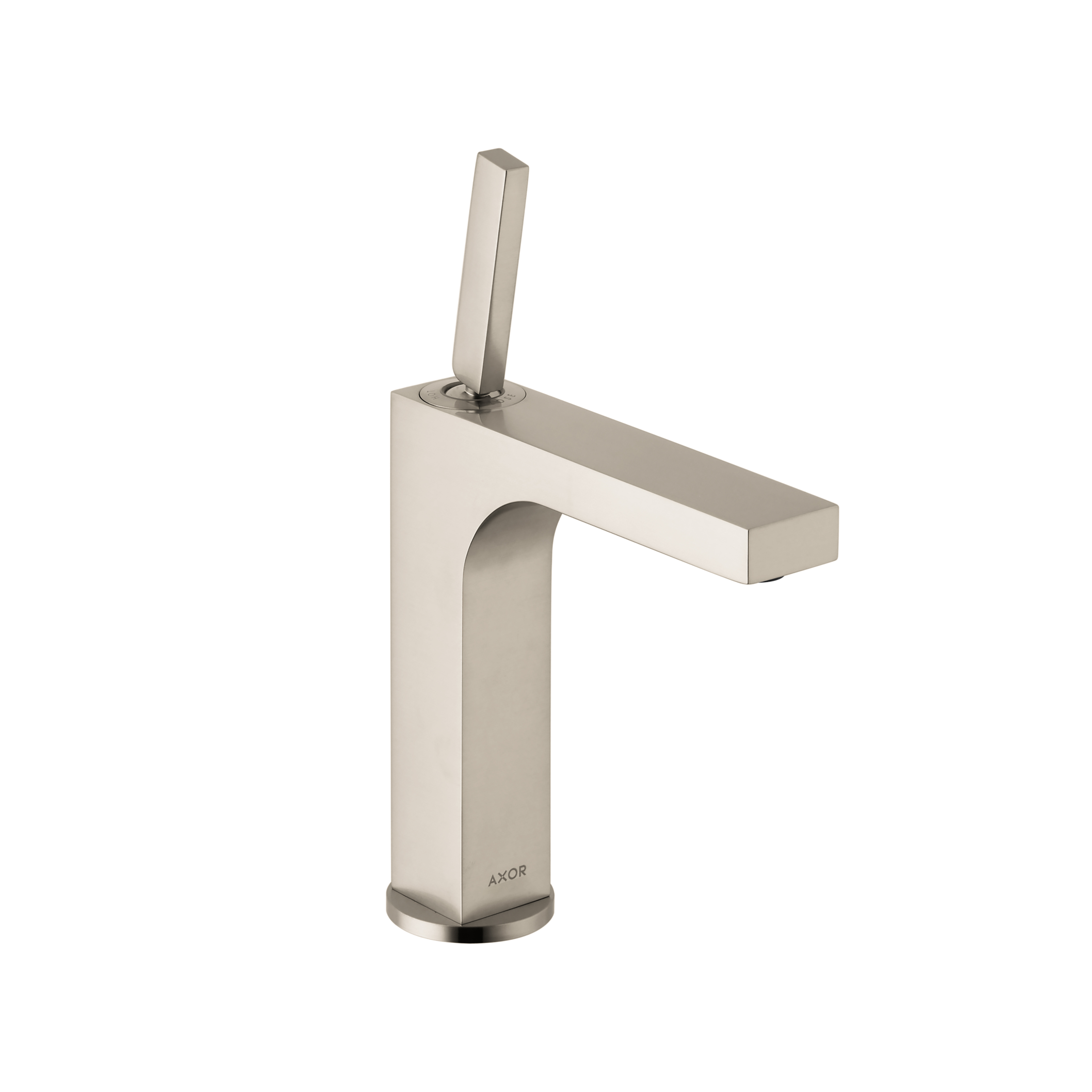 Axor Citterio Single-Hole Faucet 160 with Pop-Up Drain, 1.2 GPM in Brushed Nickel