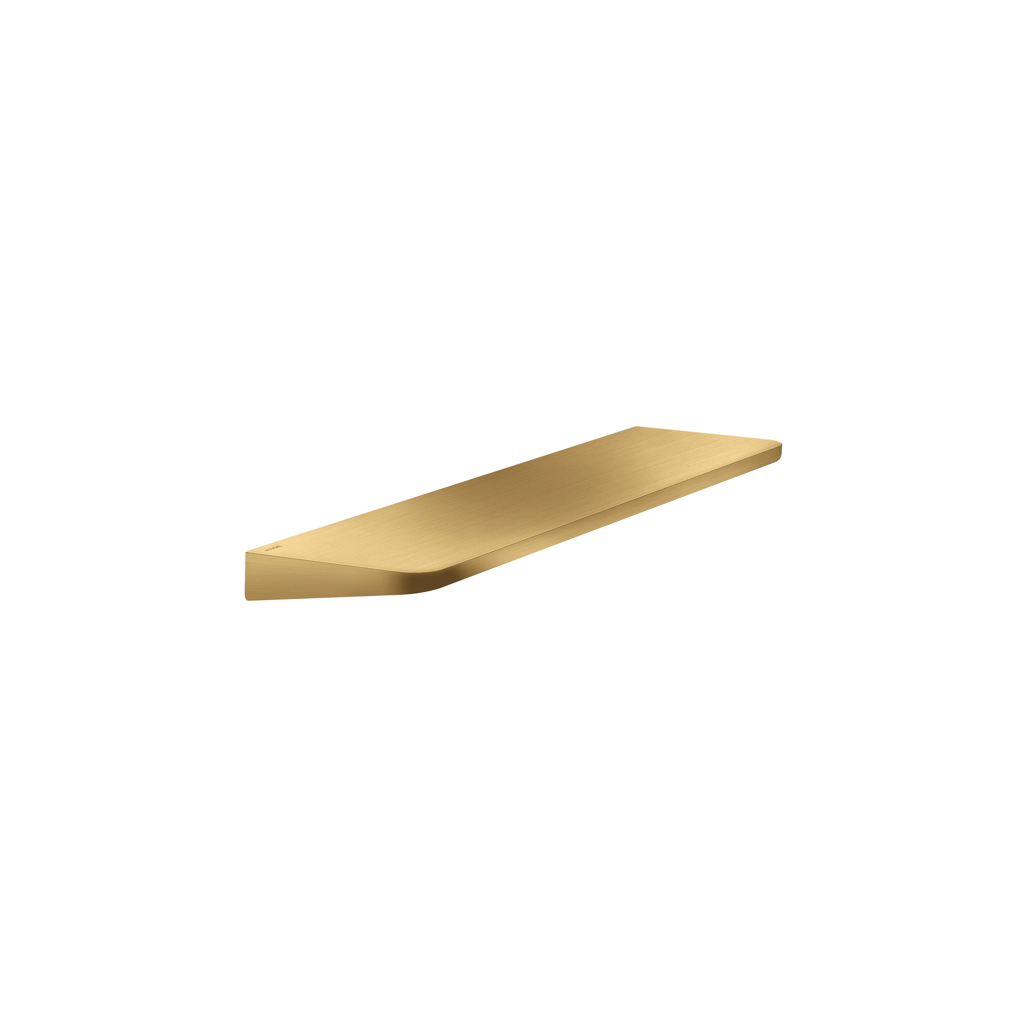 Axor Universal Circular Shelf, 16" in Brushed Gold Optic