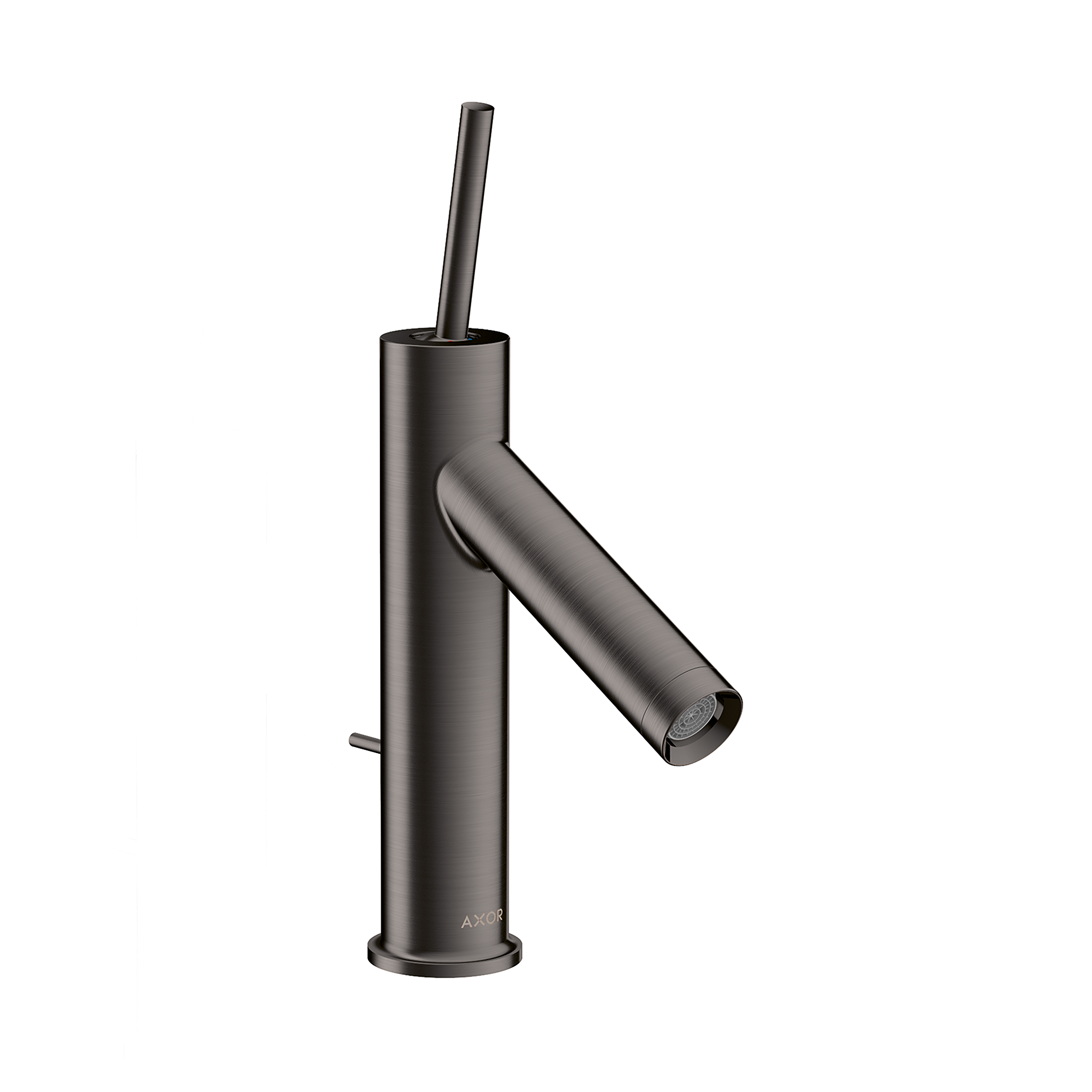 Axor Starck Single-Hole Faucet 90 with Pop-Up Drain, 1.2 GPM in Brushed Black Chrome