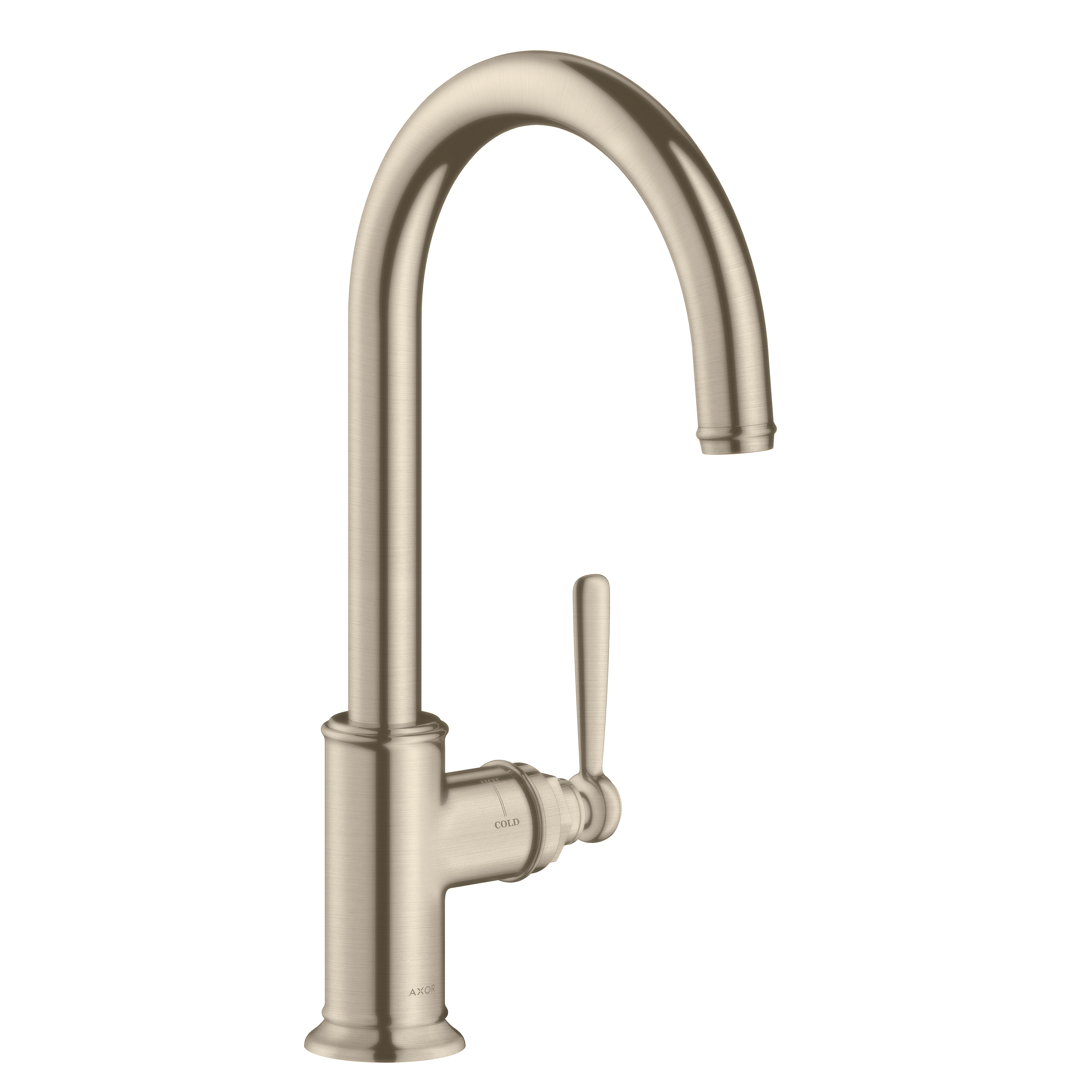 Axor Montreux Single-Hole Faucet 210, 1.2 GPM in Brushed Nickel