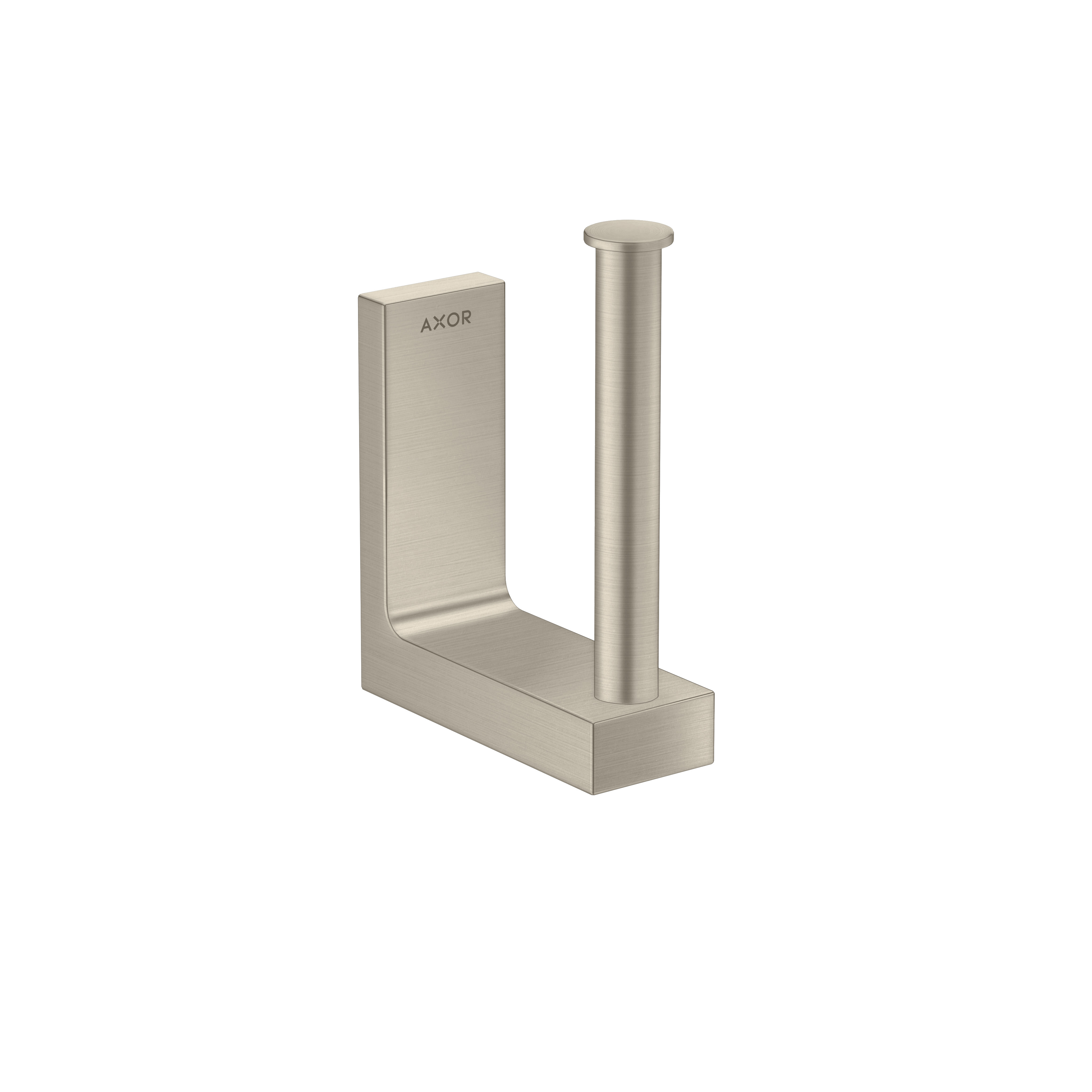 Axor Universal Rectangular Spare Roll Holder in Brushed Nickel