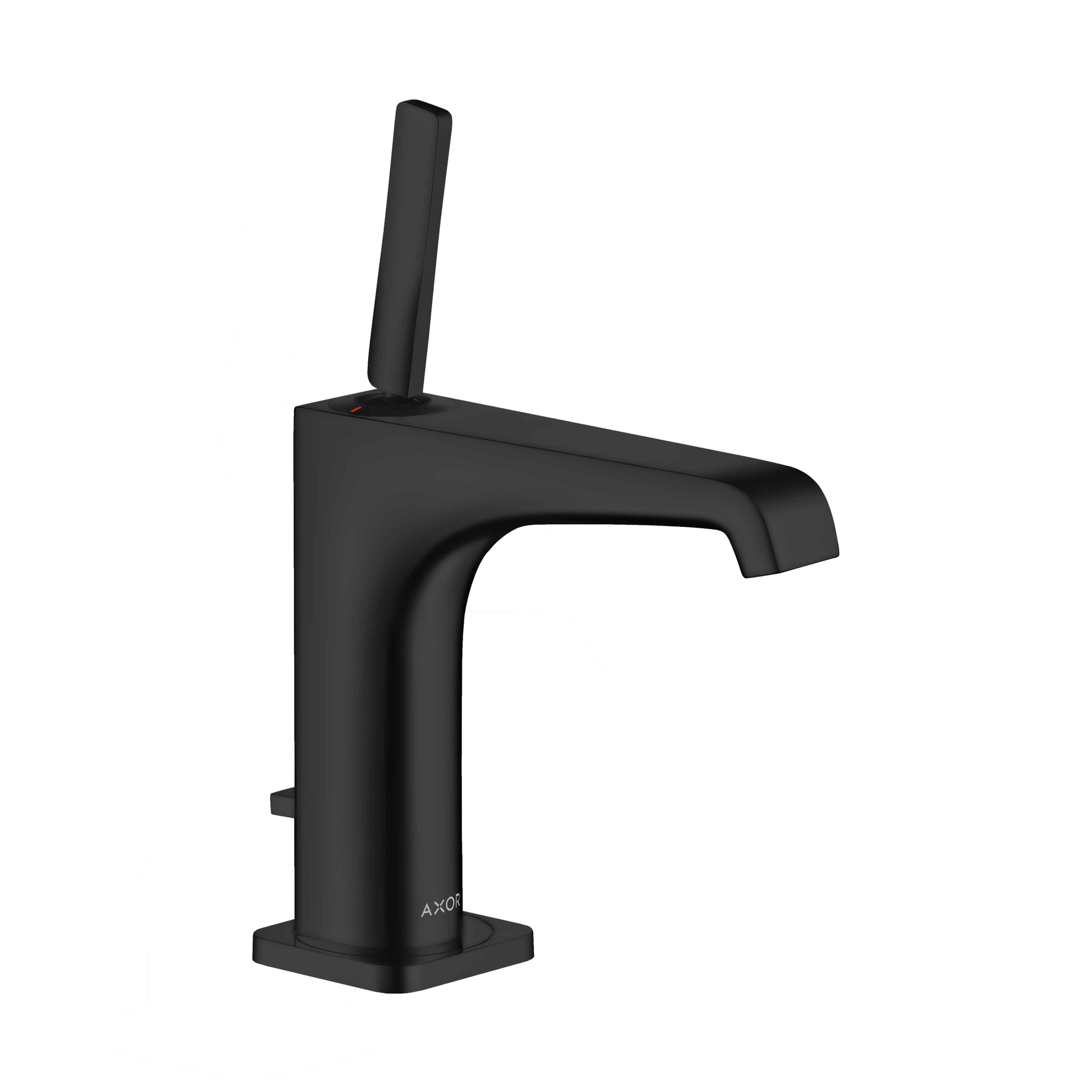Axor Citterio E Single-Hole Faucet 125 with Pop-Up Drain, 1.2 GPM in Matte Black