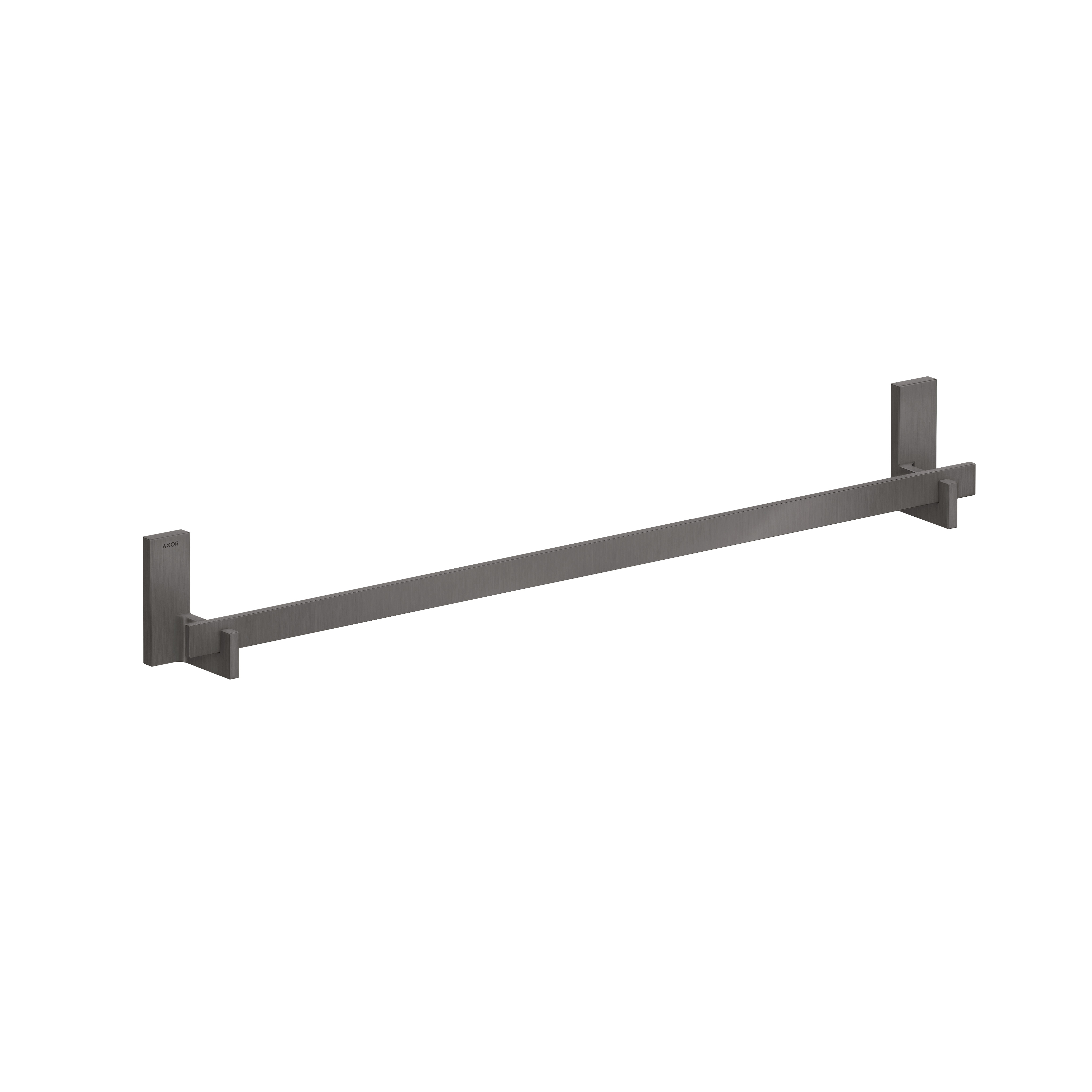 Axor Universal Rectangular Towel Bar, 32" in Brushed Black Chrome